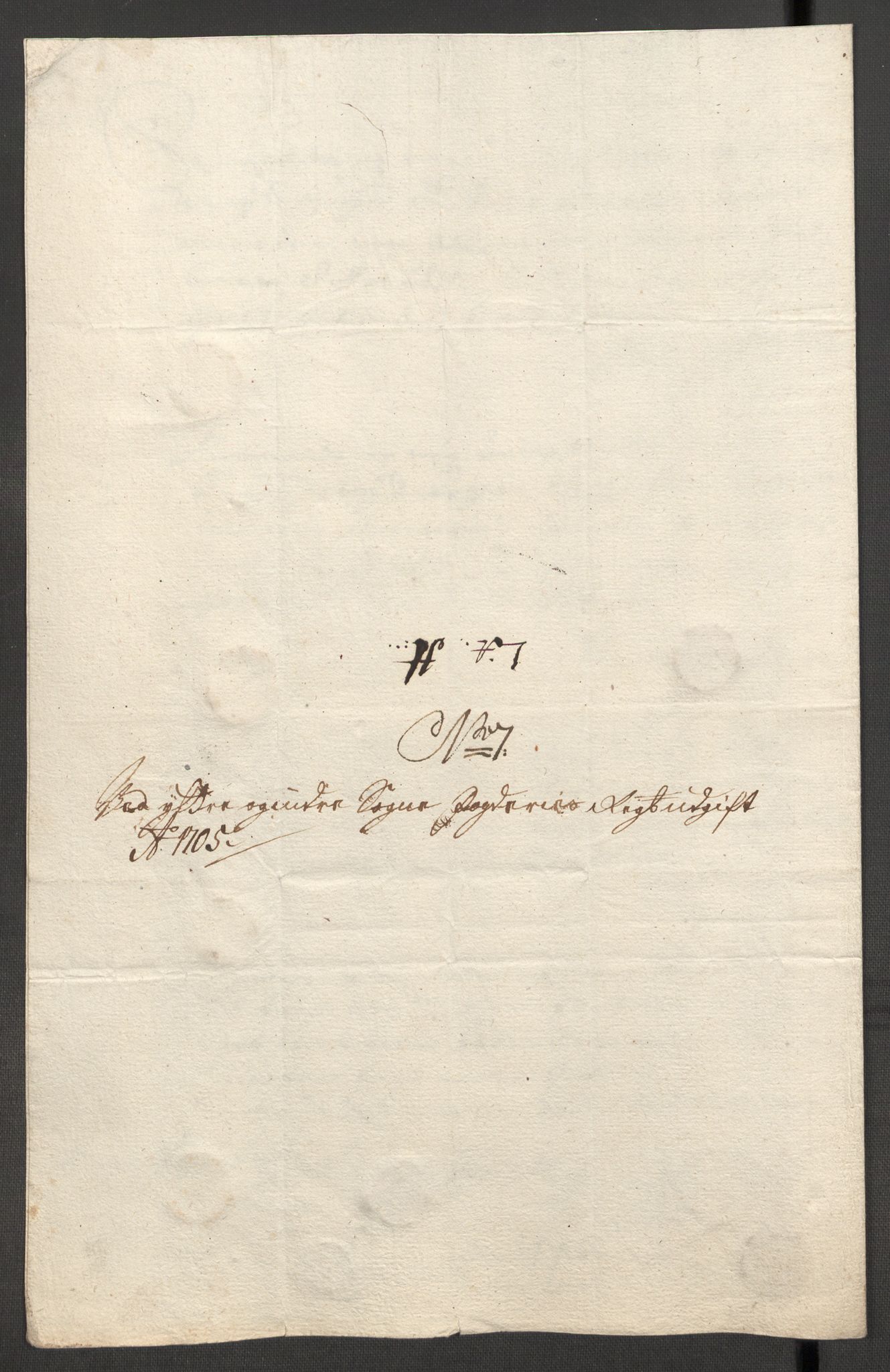 Rentekammeret inntil 1814, Reviderte regnskaper, Fogderegnskap, RA/EA-4092/R52/L3314: Fogderegnskap Sogn, 1705-1707, s. 162