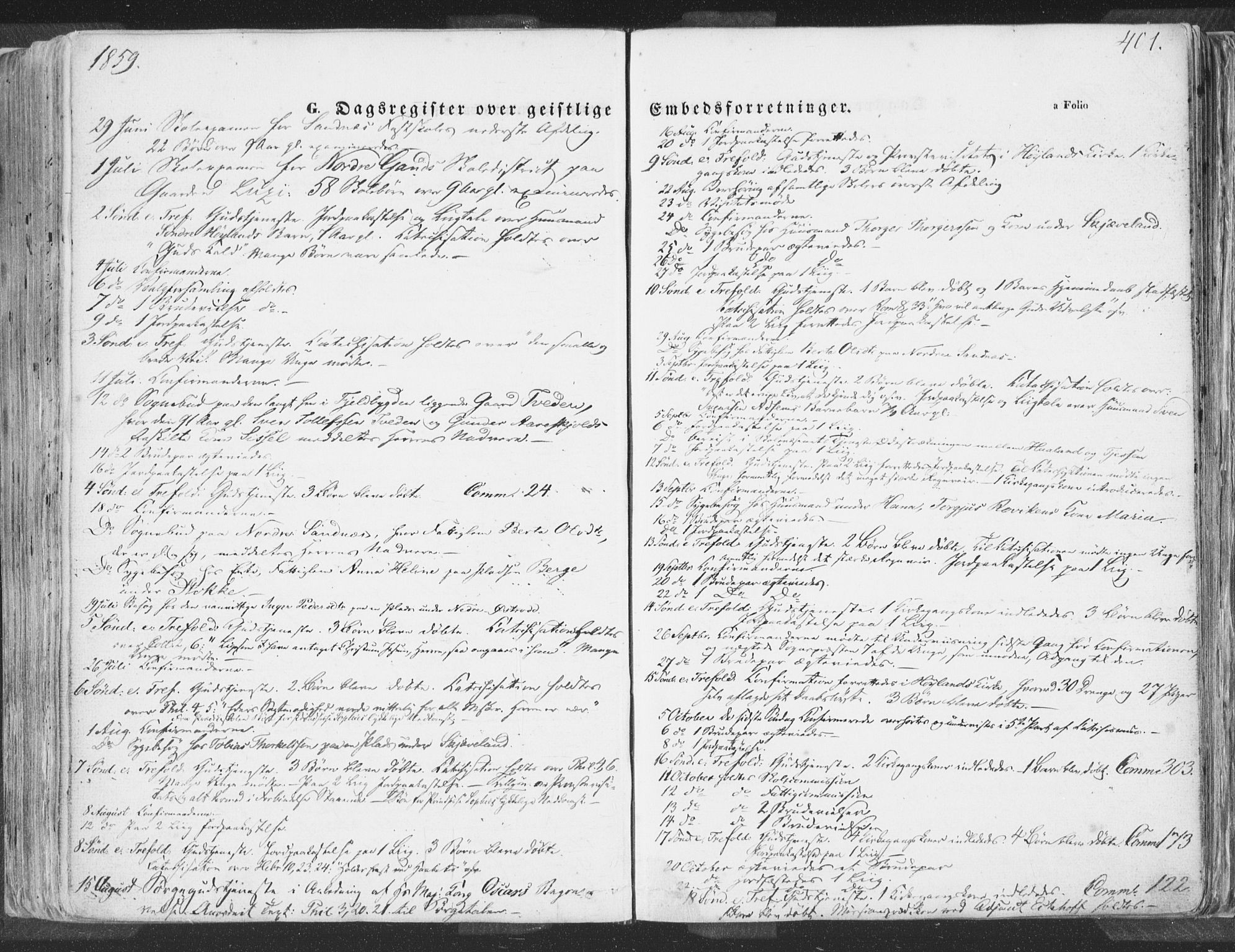 Høyland sokneprestkontor, AV/SAST-A-101799/001/30BA/L0009: Ministerialbok nr. A 9.2, 1857-1877, s. 401
