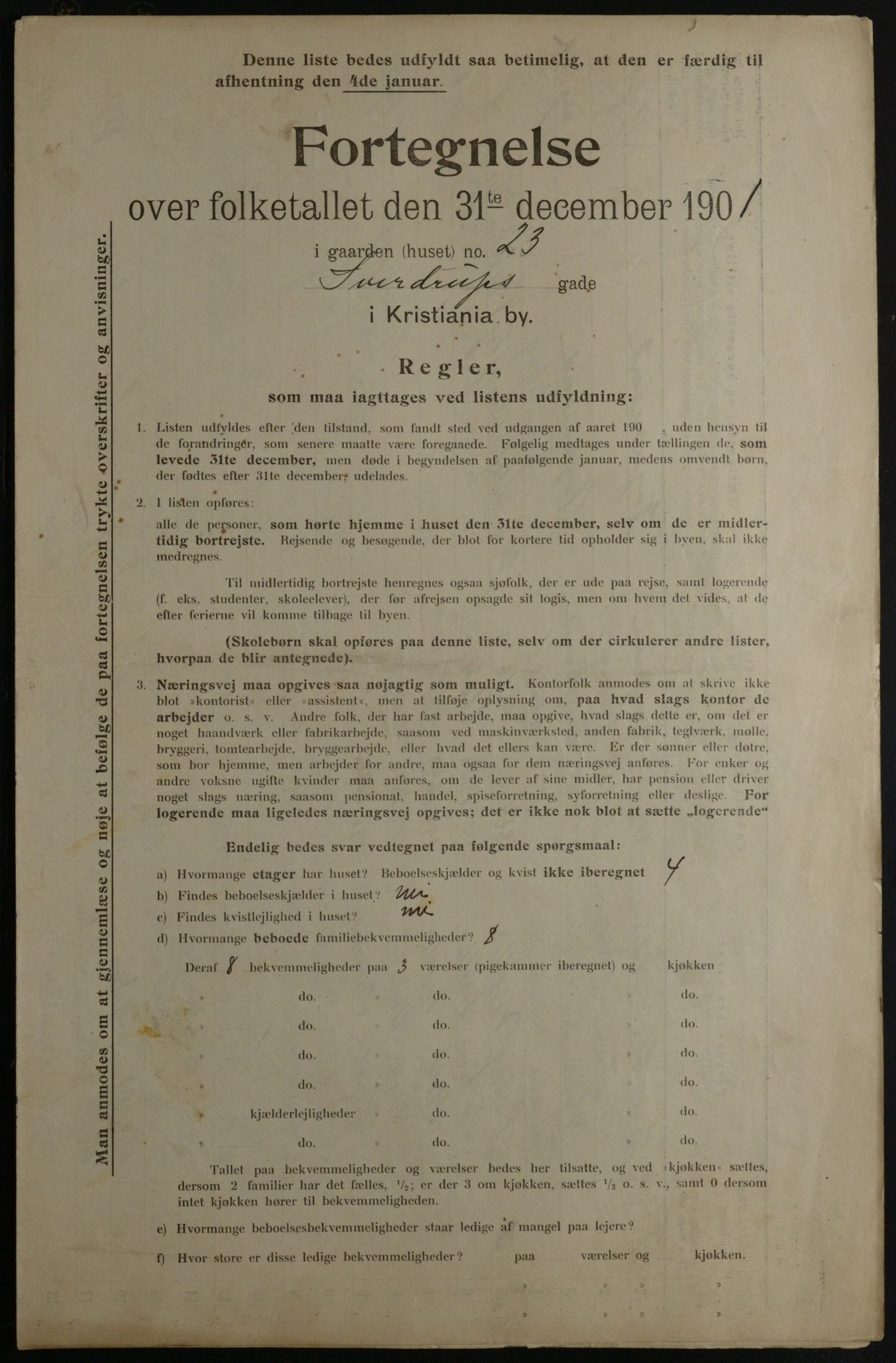 OBA, Kommunal folketelling 31.12.1901 for Kristiania kjøpstad, 1901, s. 16250