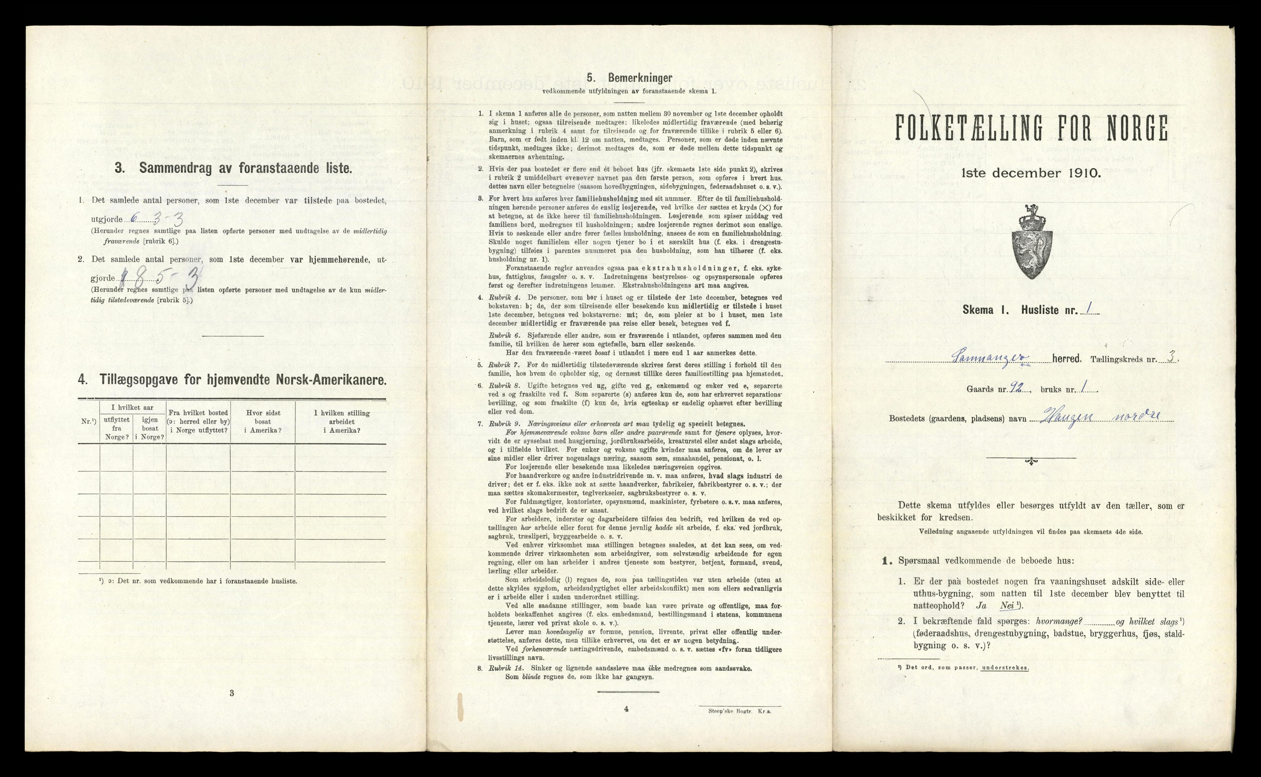 RA, Folketelling 1910 for 1242 Samnanger herred, 1910, s. 135