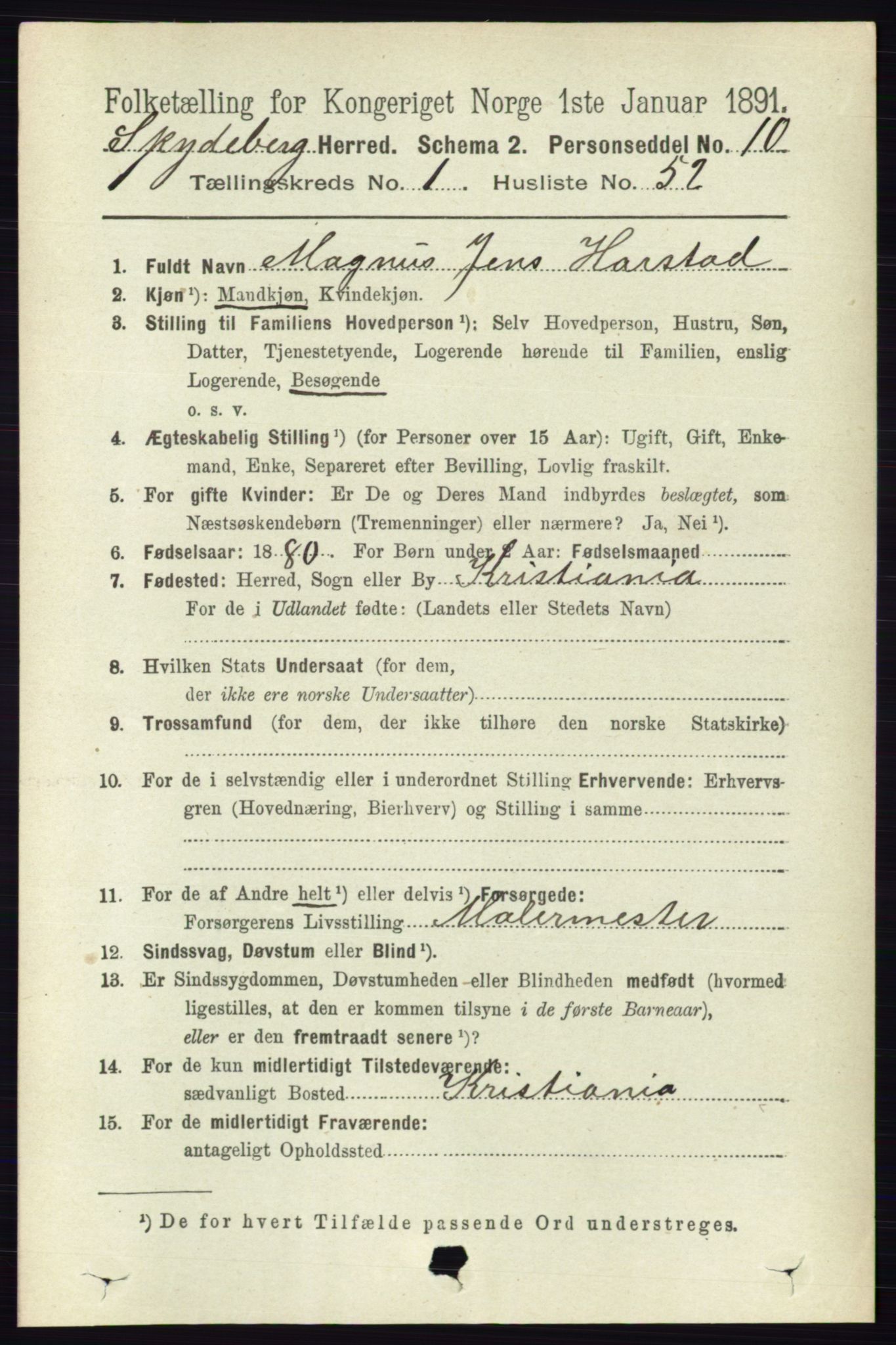 RA, Folketelling 1891 for 0123 Spydeberg herred, 1891, s. 482