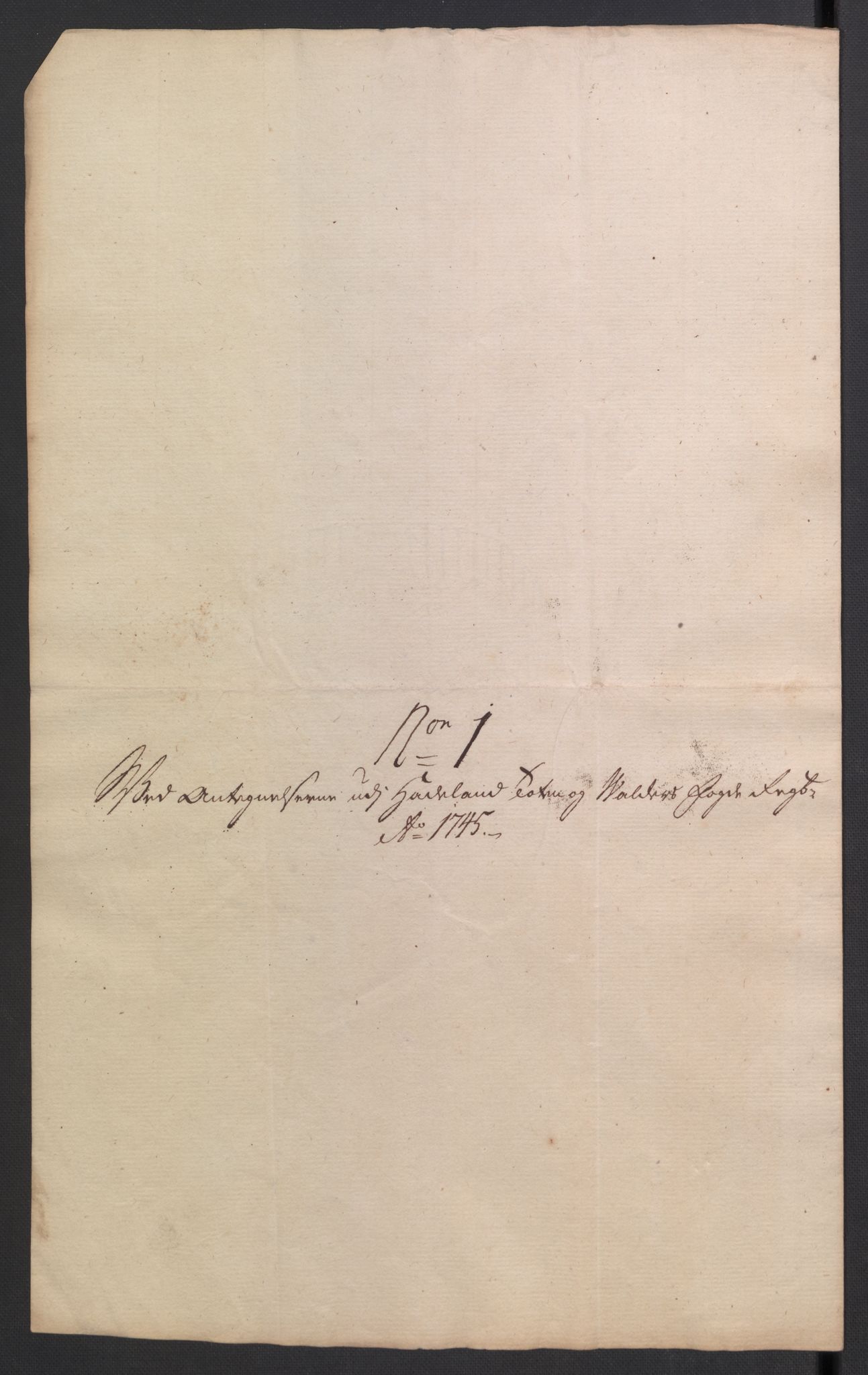 Rentekammeret inntil 1814, Reviderte regnskaper, Fogderegnskap, AV/RA-EA-4092/R18/L1345: Fogderegnskap Hadeland, Toten og Valdres, 1745-1746, s. 328