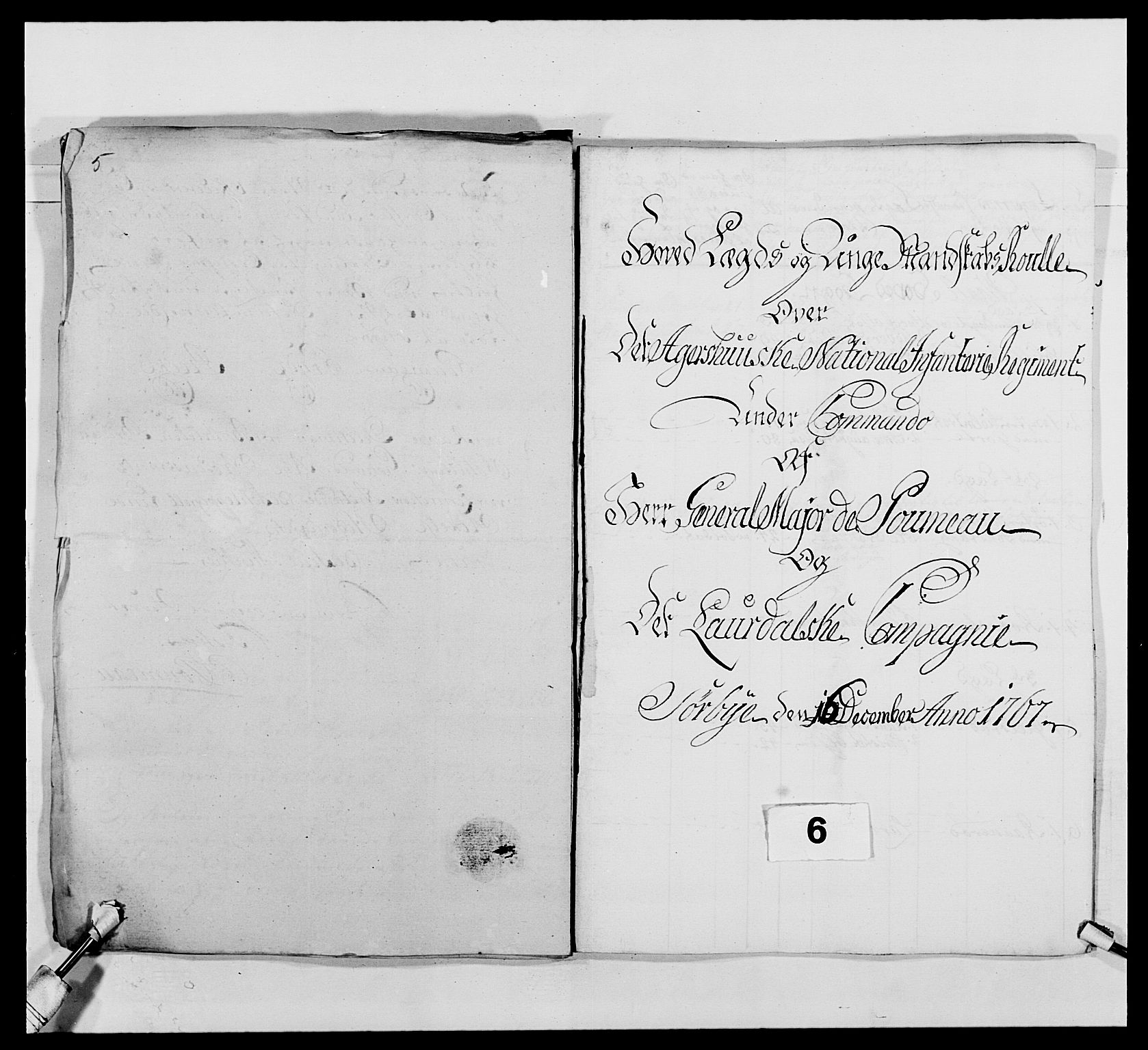 Kommanderende general (KG I) med Det norske krigsdirektorium, AV/RA-EA-5419/E/Ea/L0489: 1. Akershusiske regiment, 1767, s. 99