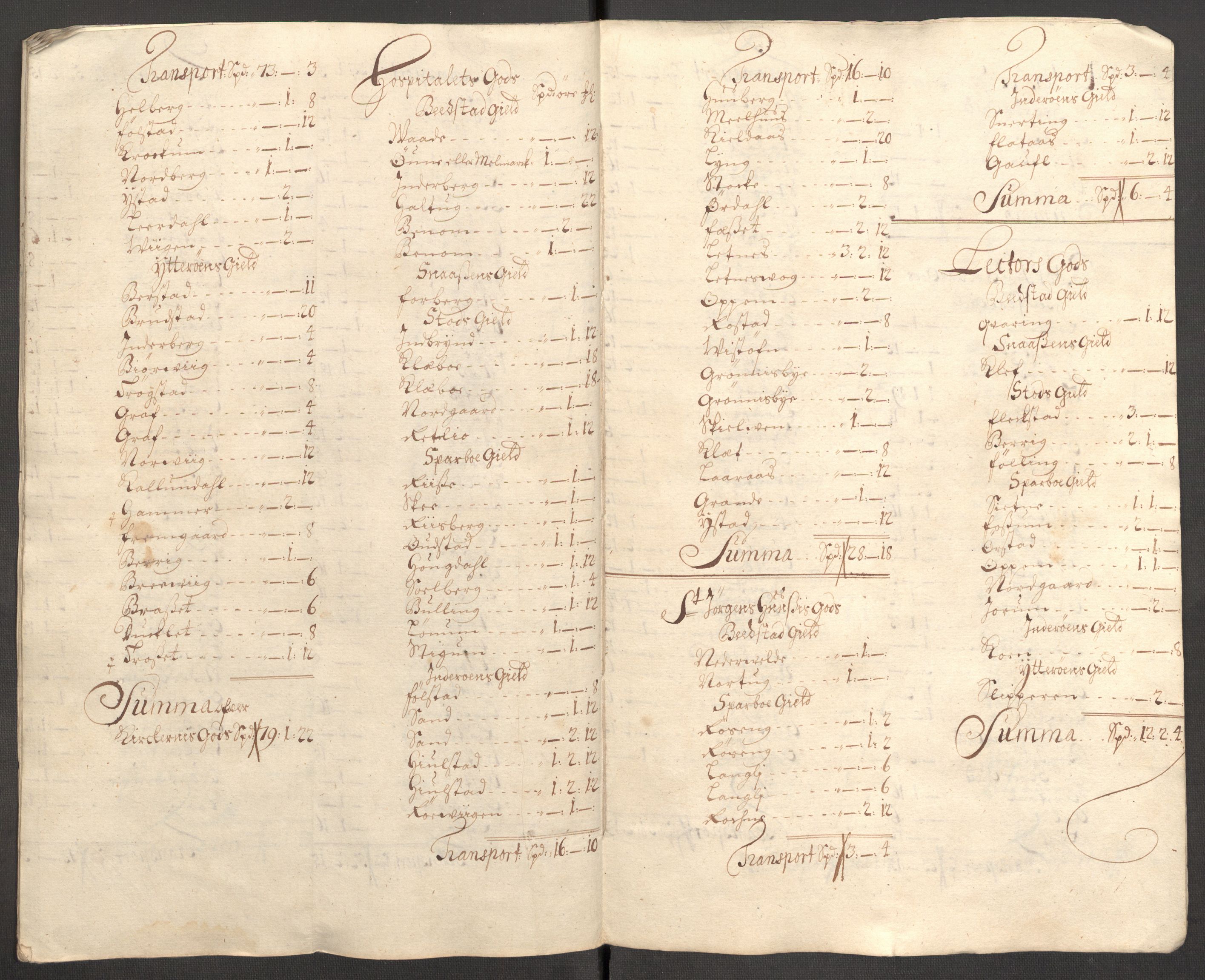 Rentekammeret inntil 1814, Reviderte regnskaper, Fogderegnskap, RA/EA-4092/R63/L4315: Fogderegnskap Inderøy, 1706-1707, s. 247