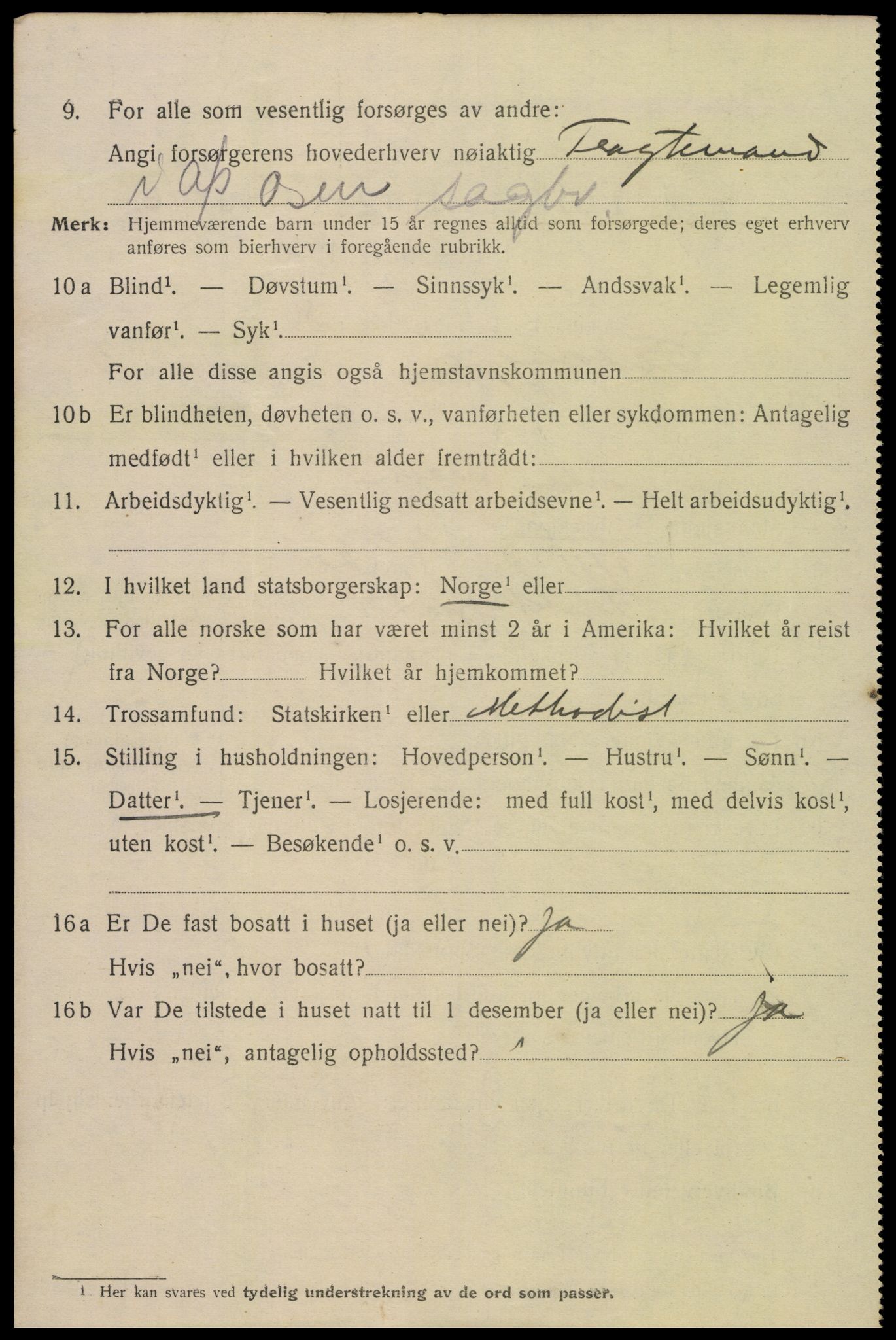 SAK, Folketelling 1920 for 1004 Flekkefjord kjøpstad, 1920, s. 4429
