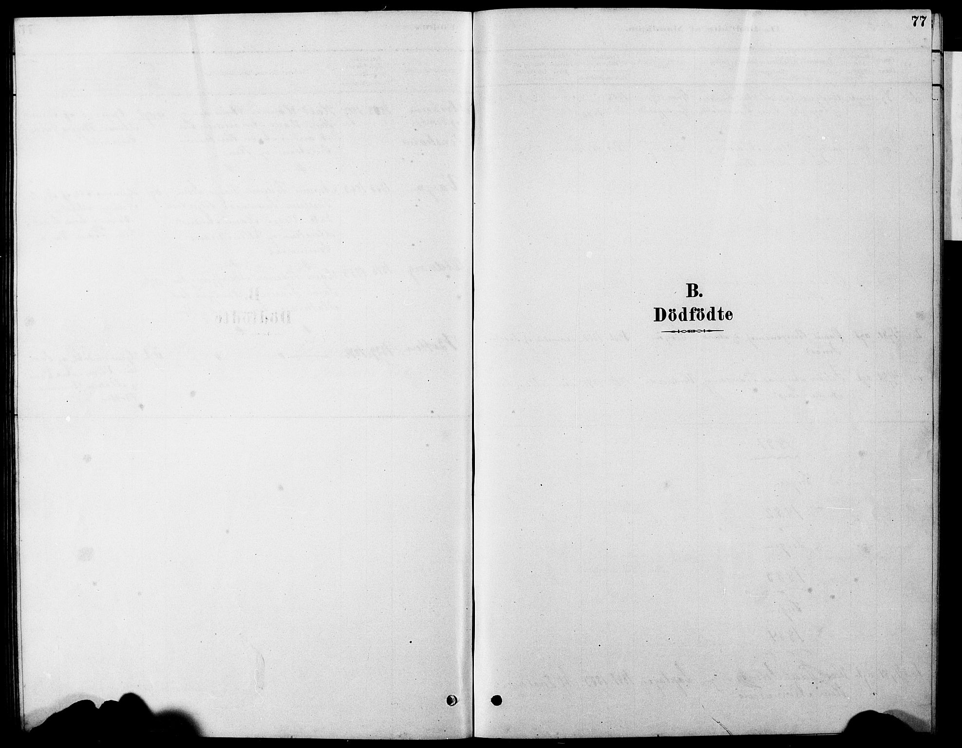 Ministerialprotokoller, klokkerbøker og fødselsregistre - Nordland, AV/SAT-A-1459/861/L0875: Klokkerbok nr. 861C01, 1879-1887, s. 77