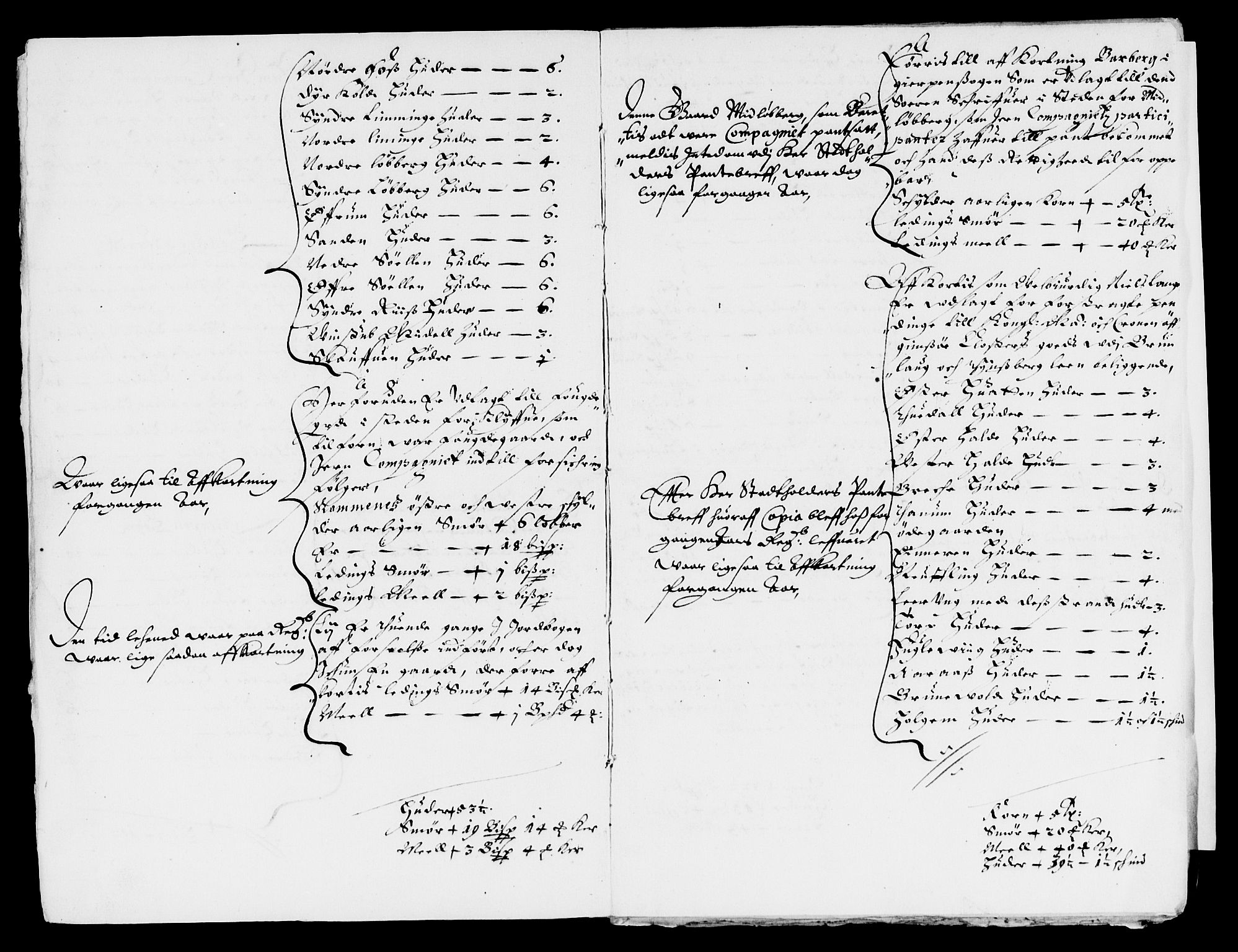 Rentekammeret inntil 1814, Reviderte regnskaper, Lensregnskaper, AV/RA-EA-5023/R/Rb/Rbp/L0033: Bratsberg len, 1646-1648