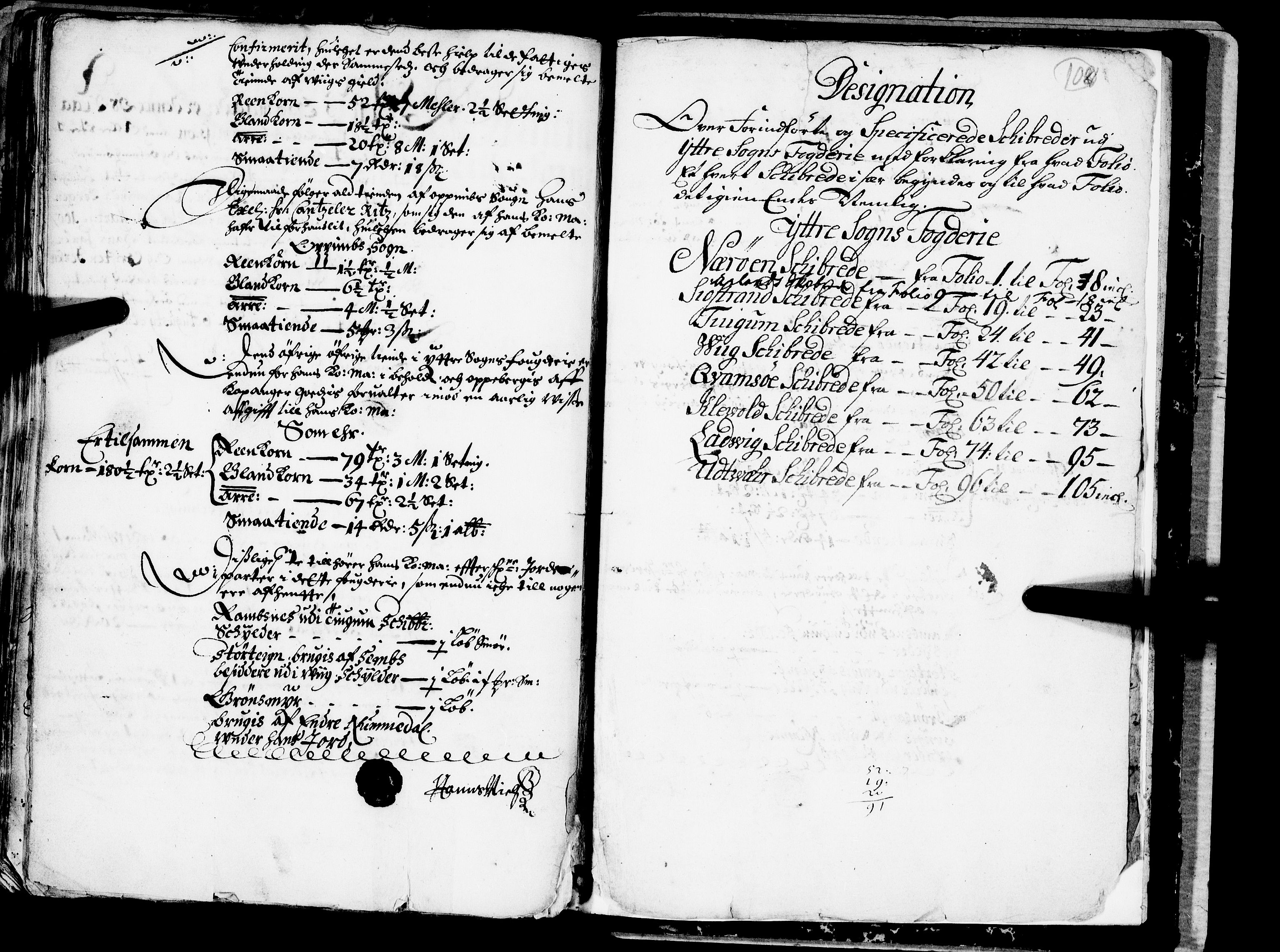 Rentekammeret inntil 1814, Realistisk ordnet avdeling, RA/EA-4070/N/Nb/Nba/L0042: Ytre Sogn fogderi, 1667, s. 107b-108a