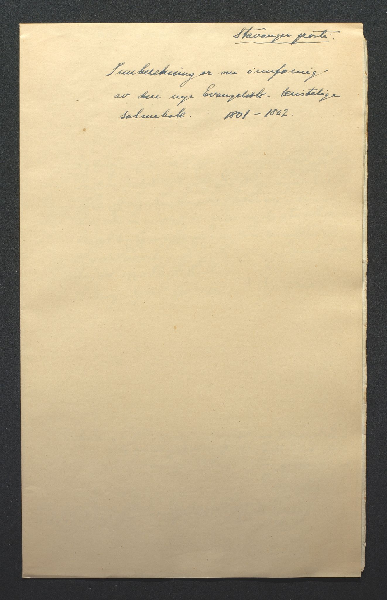 Biskopen i Kristiansand, AV/SAK-1113-0001/G/Gc/L0007: C 79 - Presteinnberetninger, 1801-1822, s. 453