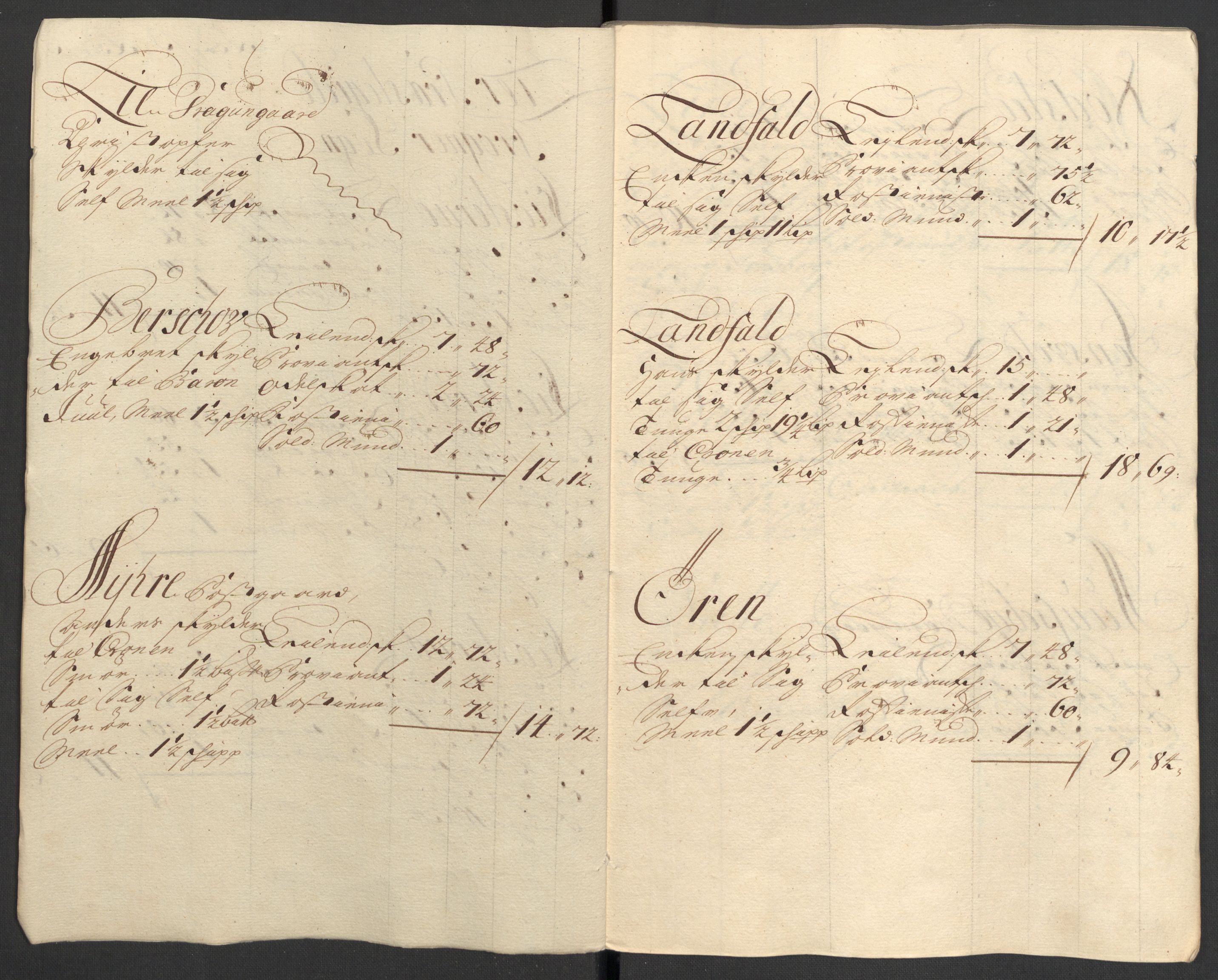 Rentekammeret inntil 1814, Reviderte regnskaper, Fogderegnskap, AV/RA-EA-4092/R31/L1705: Fogderegnskap Hurum, Røyken, Eiker, Lier og Buskerud, 1711, s. 127