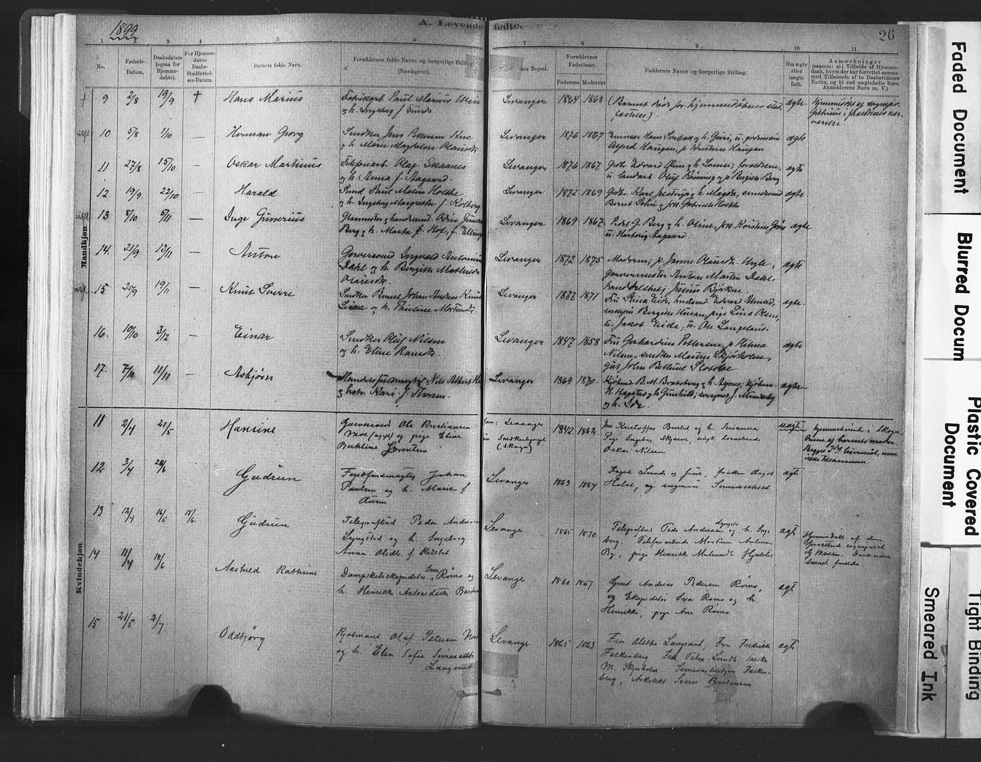 Ministerialprotokoller, klokkerbøker og fødselsregistre - Nord-Trøndelag, SAT/A-1458/720/L0189: Ministerialbok nr. 720A05, 1880-1911, s. 26