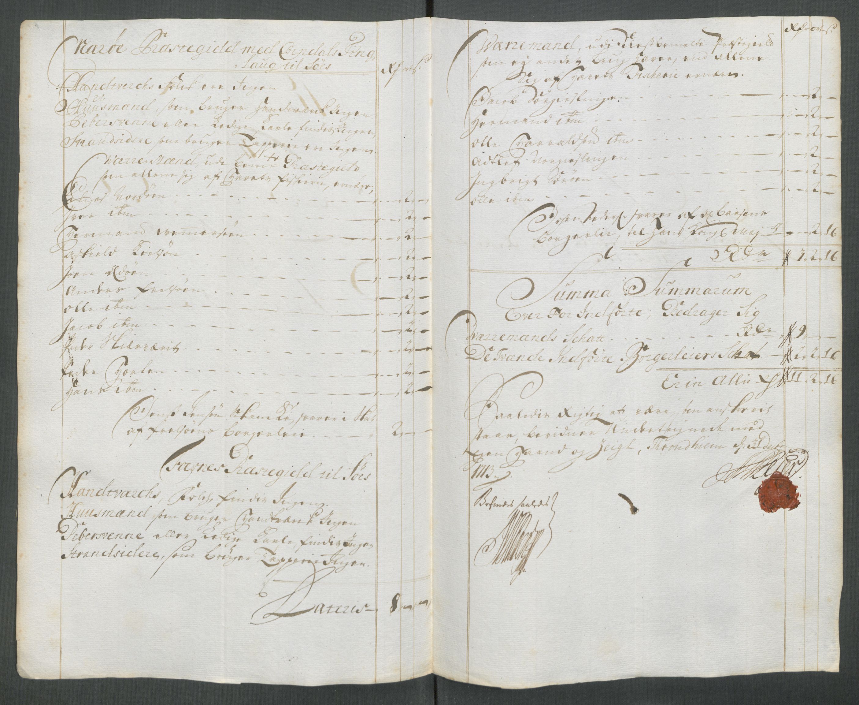 Rentekammeret inntil 1814, Reviderte regnskaper, Fogderegnskap, AV/RA-EA-4092/R64/L4434: Fogderegnskap Namdal, 1713, s. 126