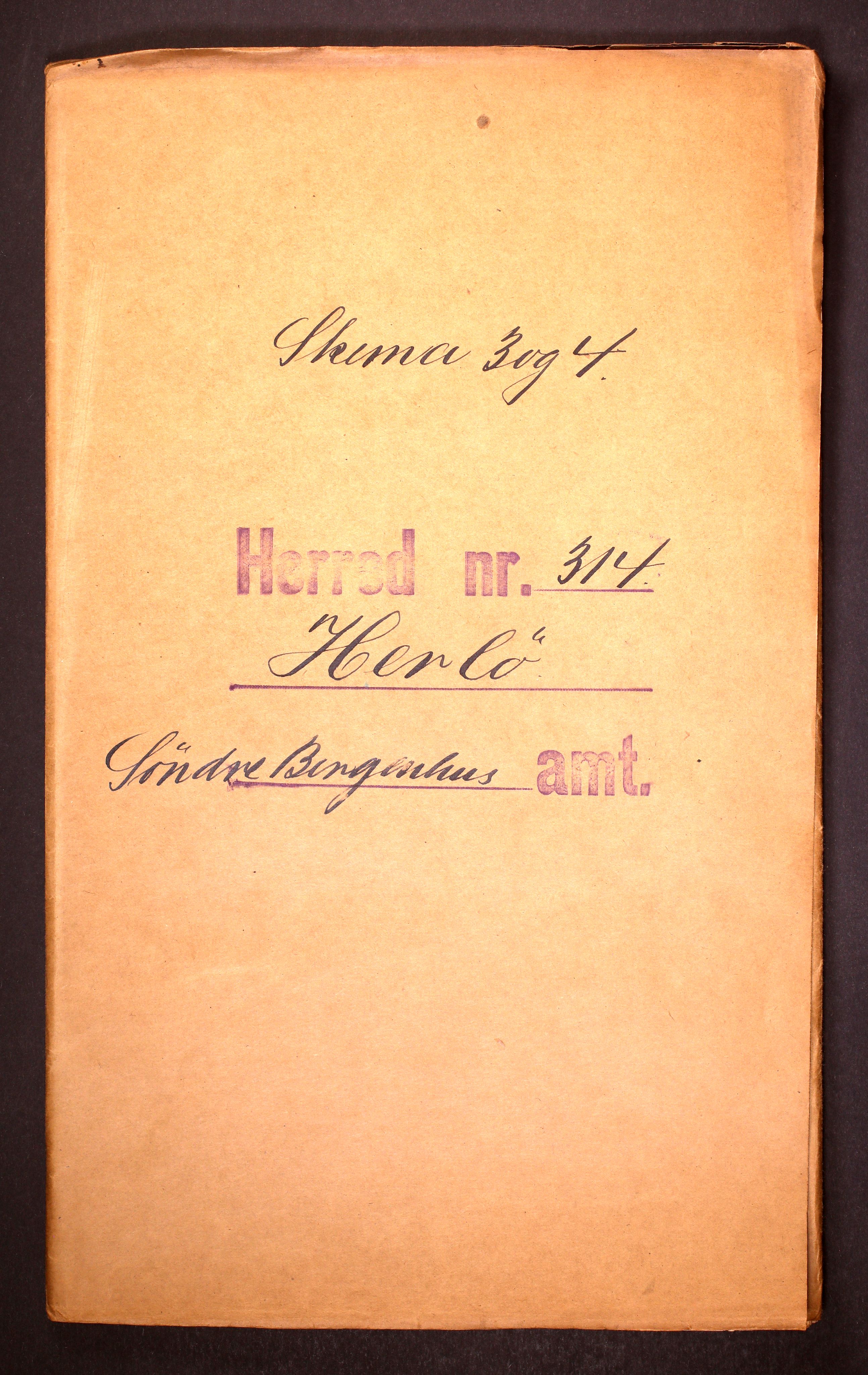 RA, Folketelling 1910 for 1258 Herdla herred, 1910, s. 1