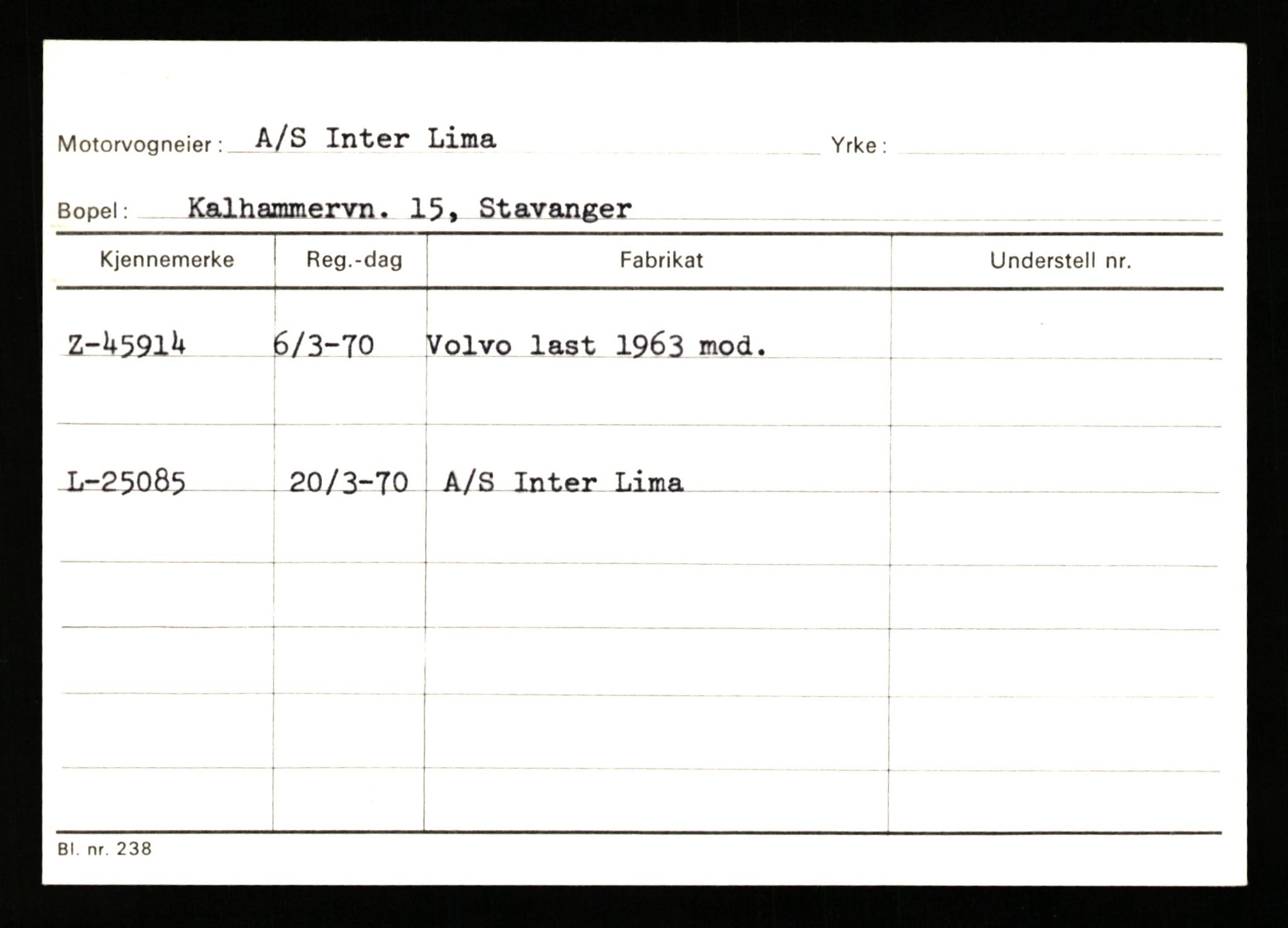 Stavanger trafikkstasjon, SAST/A-101942/0/G/L0006: Registreringsnummer: 34250 - 49007, 1930-1971, s. 2930