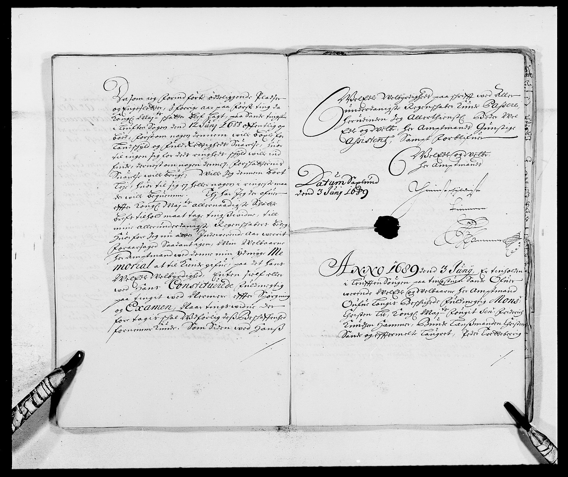 Rentekammeret inntil 1814, Reviderte regnskaper, Fogderegnskap, RA/EA-4092/R16/L1031: Fogderegnskap Hedmark, 1689-1692, s. 209