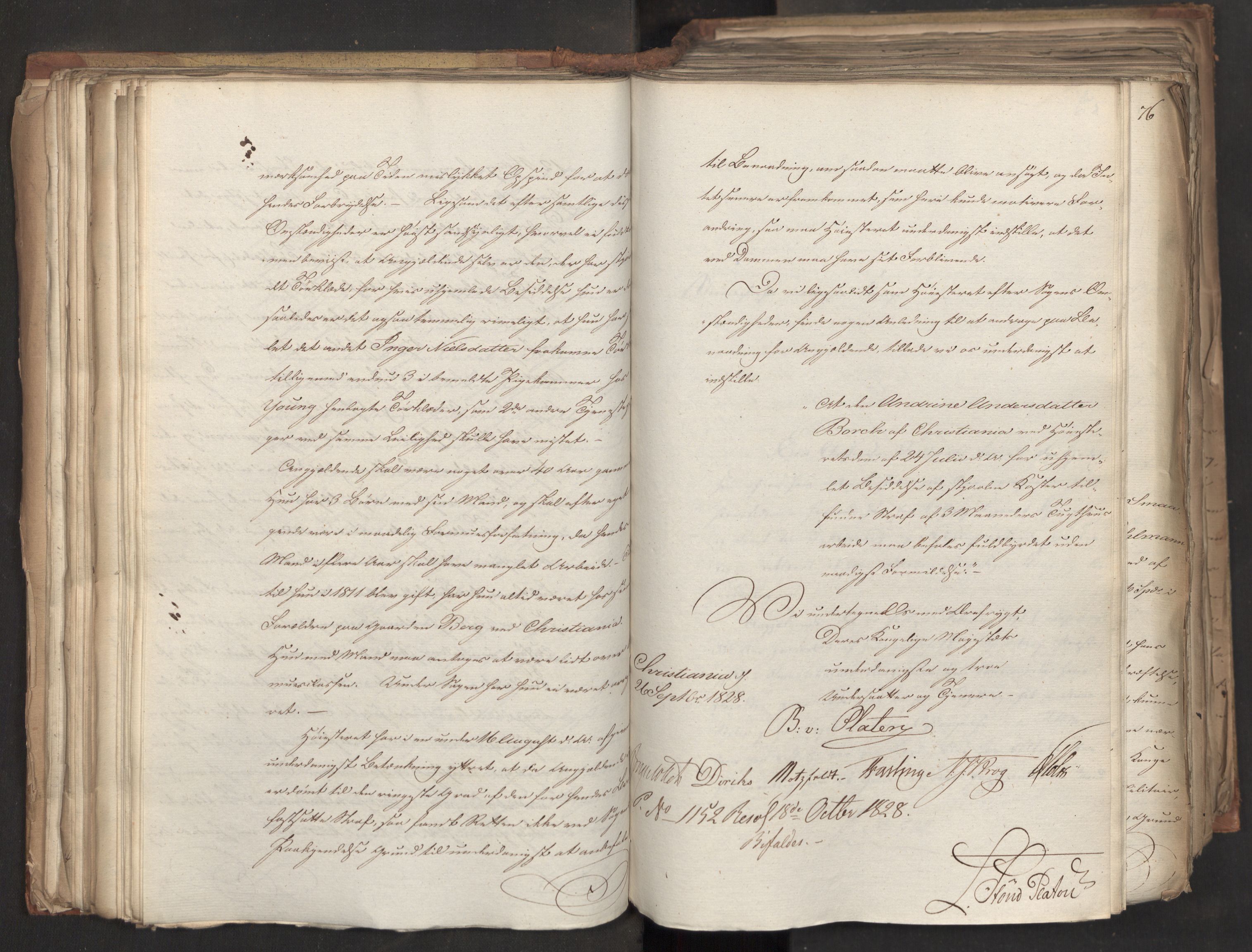 Statsrådsavdelingen i Stockholm, AV/RA-S-1003/D/Da/L0056: Regjeringsinnstillinger nr. 436-650, 1828, s. 169