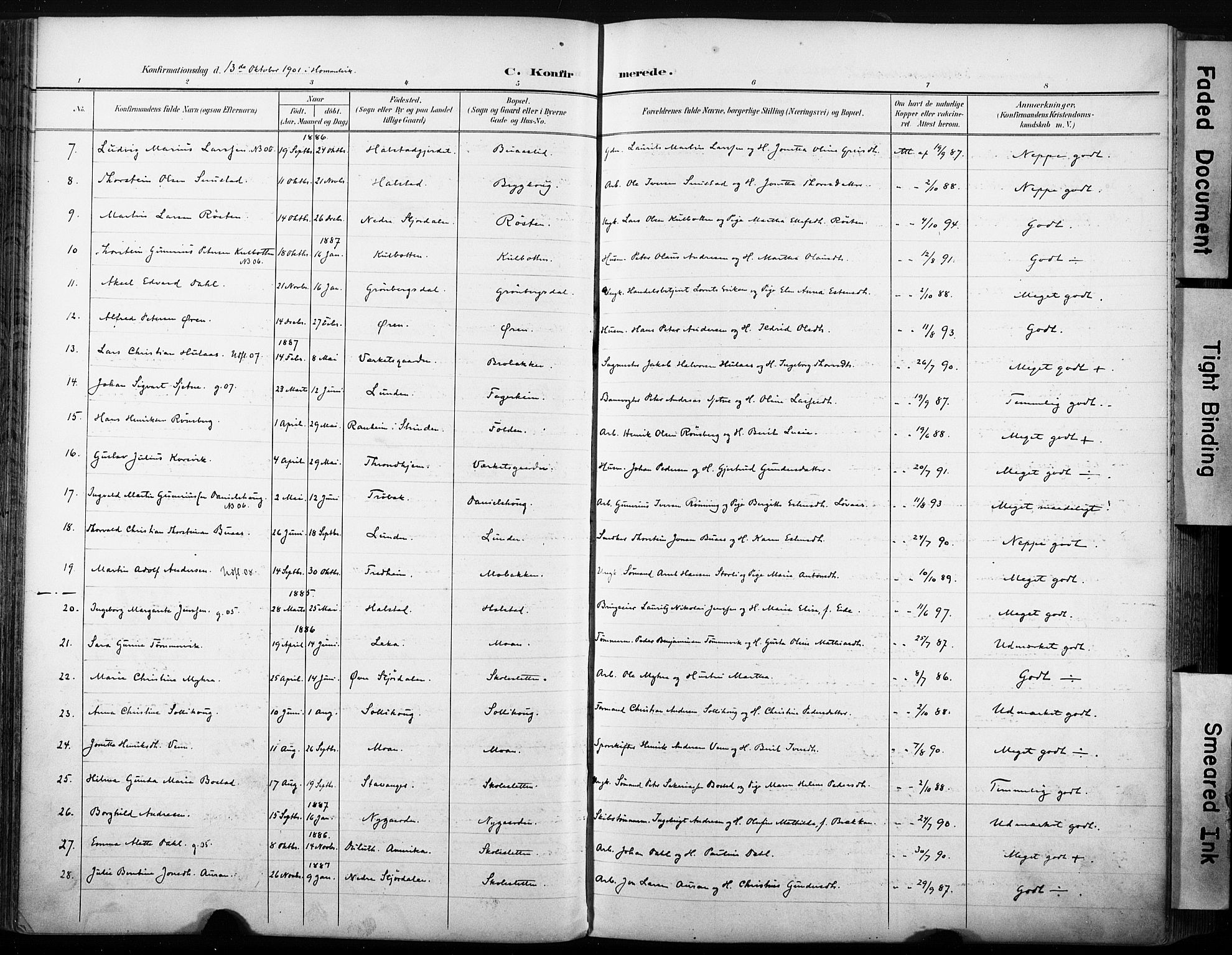 Ministerialprotokoller, klokkerbøker og fødselsregistre - Sør-Trøndelag, AV/SAT-A-1456/616/L0411: Ministerialbok nr. 616A08, 1894-1906