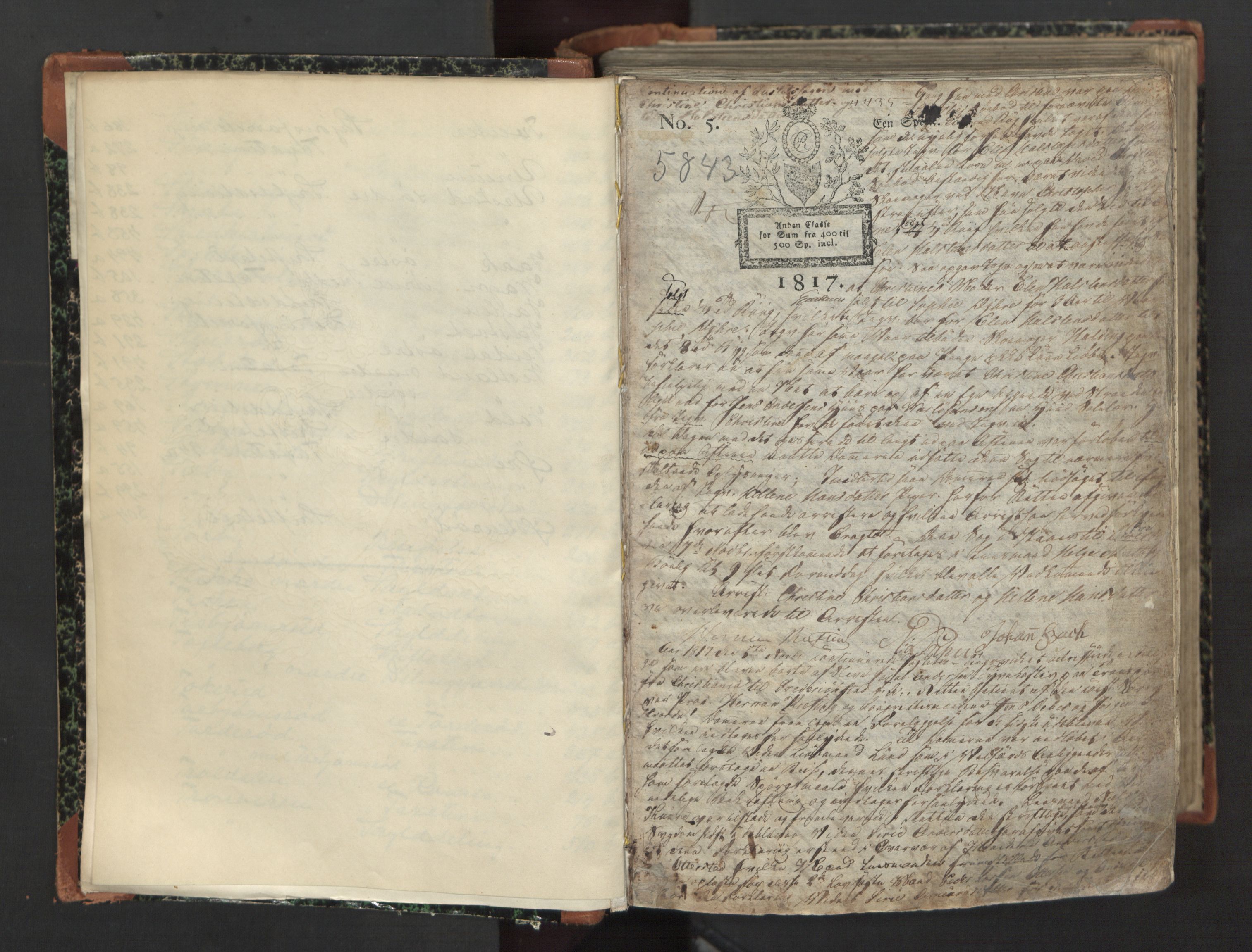 Moss sorenskriveri, SAO/A-10168, 1817-1824, s. 0b-1a