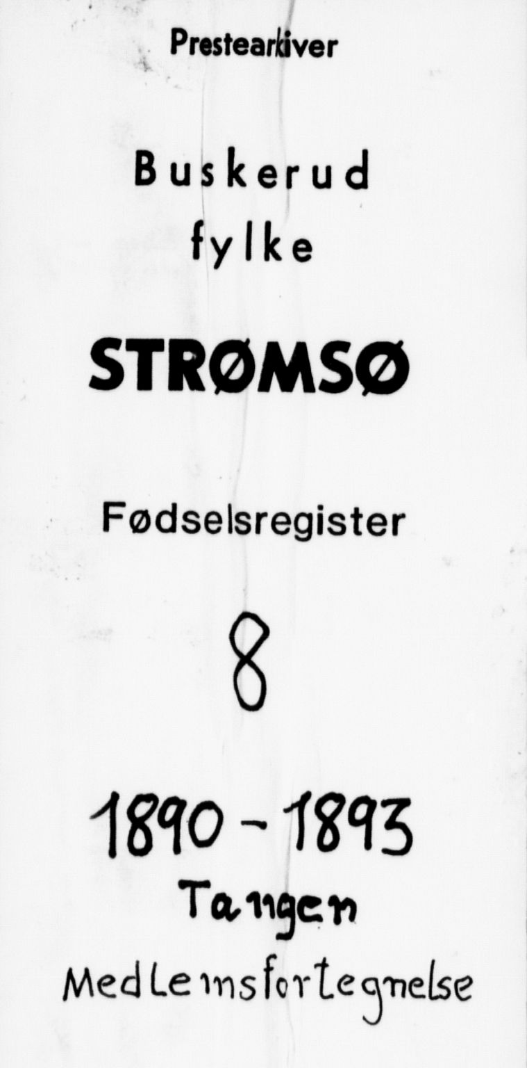 Strømsø kirkebøker, SAKO/A-246/Y/Yb/L0008: Kladd til kirkebok nr. II 8, 1890-1893
