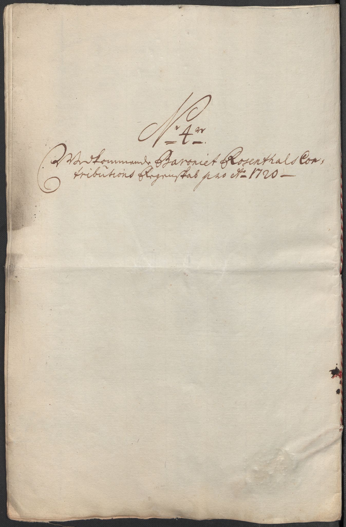 Rentekammeret inntil 1814, Reviderte regnskaper, Fogderegnskap, RA/EA-4092/R49/L3140: Fogderegnskap Rosendal Baroni, 1718-1720, s. 231