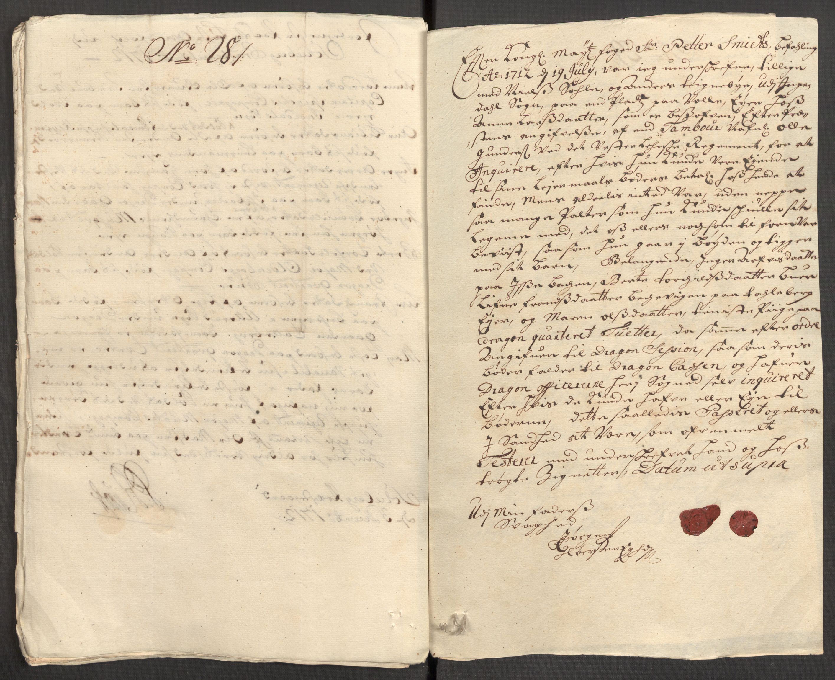 Rentekammeret inntil 1814, Reviderte regnskaper, Fogderegnskap, AV/RA-EA-4092/R01/L0021: Fogderegnskap Idd og Marker, 1712, s. 187