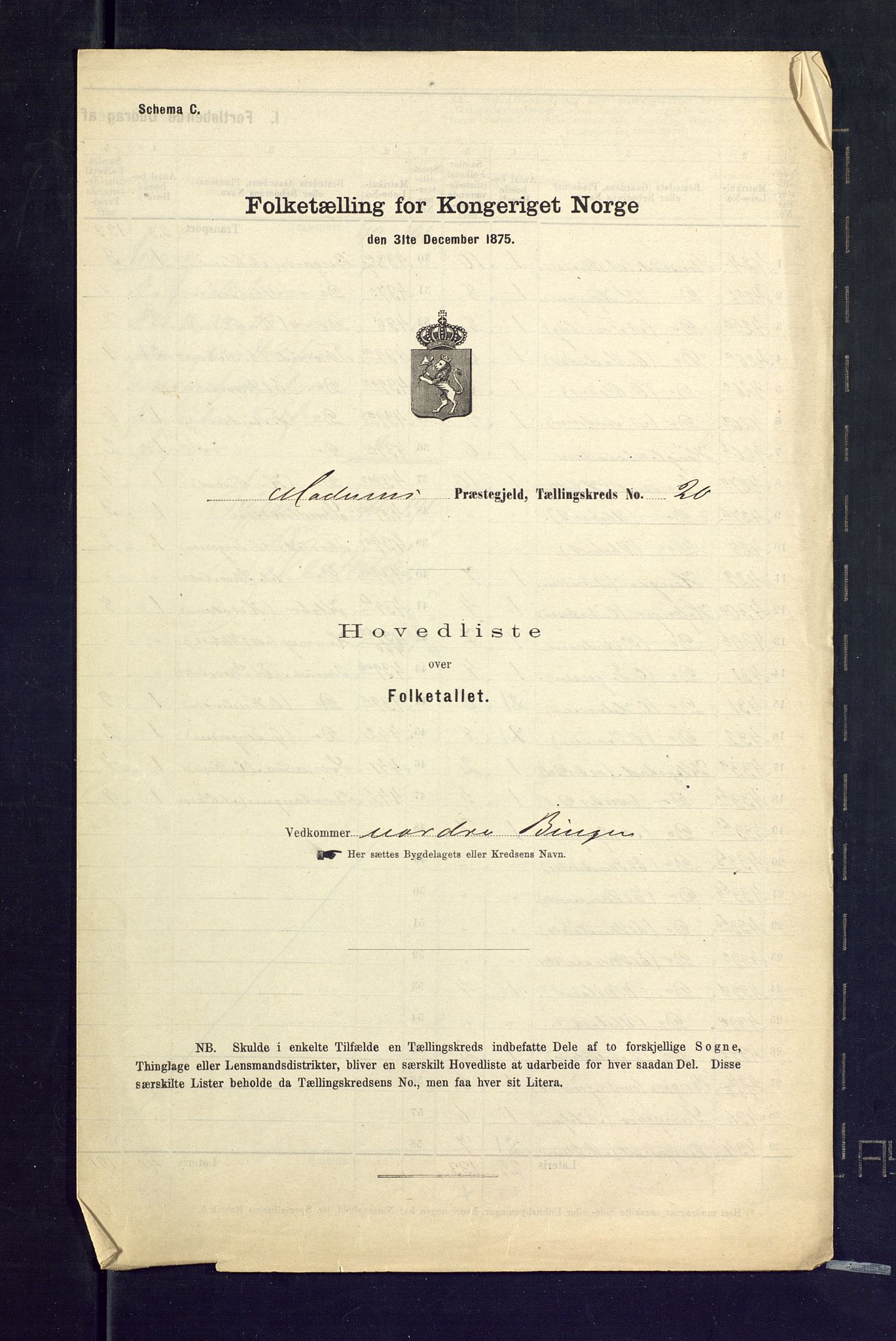 SAKO, Folketelling 1875 for 0623P Modum prestegjeld, 1875, s. 78