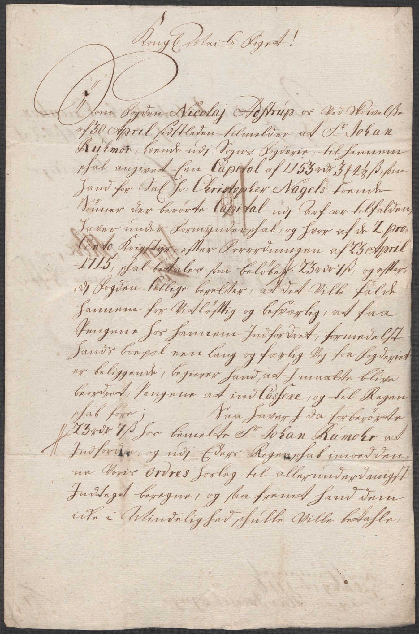 Rentekammeret inntil 1814, Reviderte regnskaper, Fogderegnskap, AV/RA-EA-4092/R52/L3320: Fogderegnskap Sogn, 1715-1716, s. 585