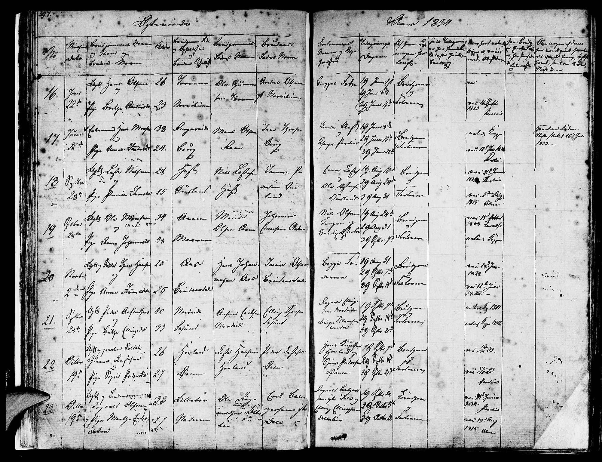 Lavik sokneprestembete, AV/SAB-A-80901: Ministerialbok nr. A 2II, 1821-1842, s. 397