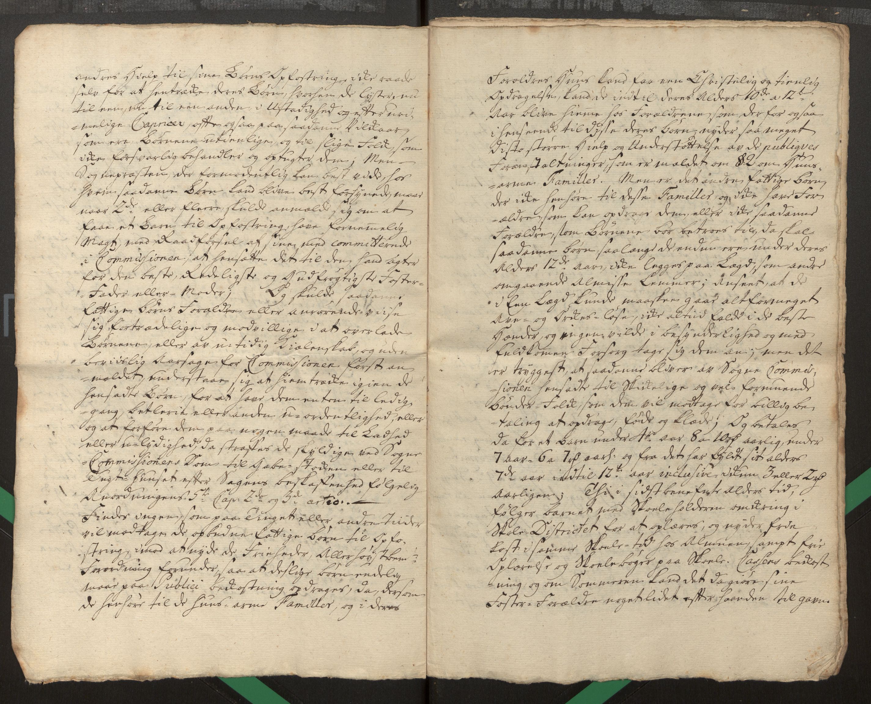 Gloppen sokneprestembete, AV/SAB-A-80101/J/Jc/L0001/0002: Fattigkommisjonen i Gloppen / Reglement for fattigkommisjonen i Nordfjord, 1755