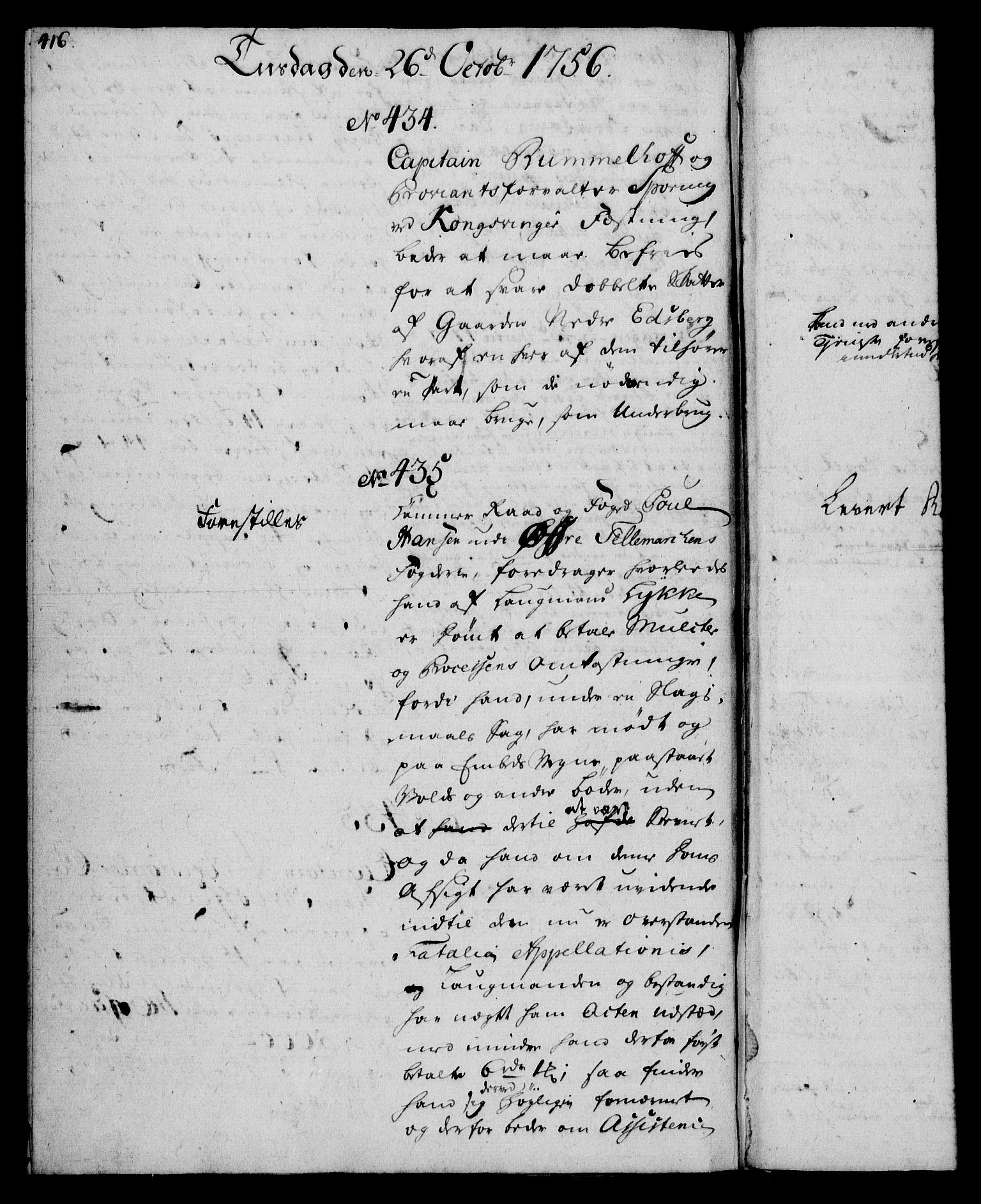 Rentekammeret, Kammerkanselliet, AV/RA-EA-3111/G/Gh/Gha/L0033: Norsk ekstraktmemorialprotokoll (merket RK 53.78), 1755-1756, s. 416