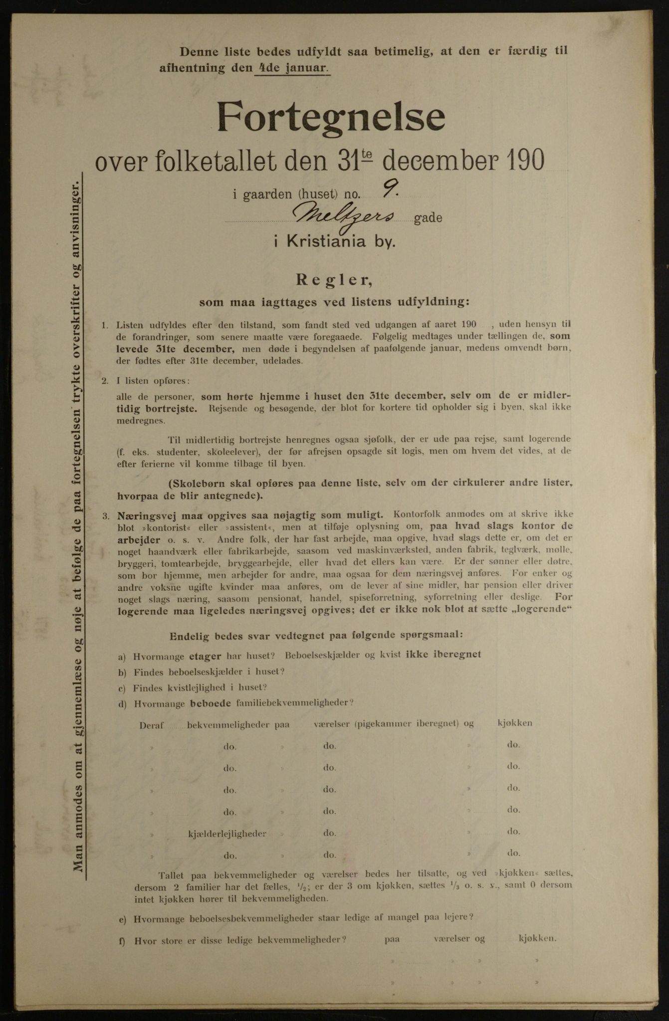 OBA, Kommunal folketelling 31.12.1901 for Kristiania kjøpstad, 1901, s. 10040