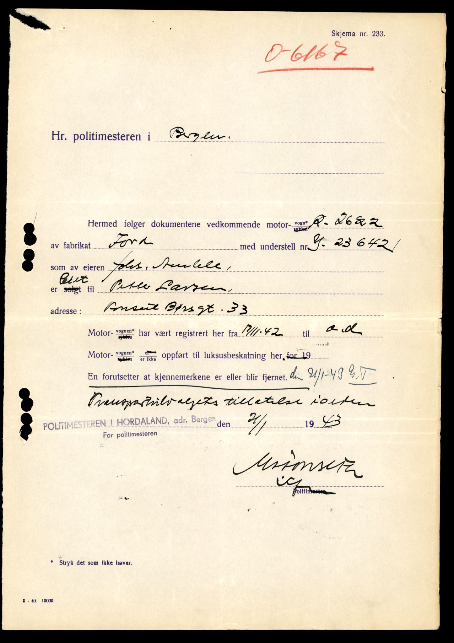 Møre og Romsdal vegkontor - Ålesund trafikkstasjon, AV/SAT-A-4099/F/Fe/L0045: Registreringskort for kjøretøy T 14320 - T 14444, 1927-1998, s. 1923