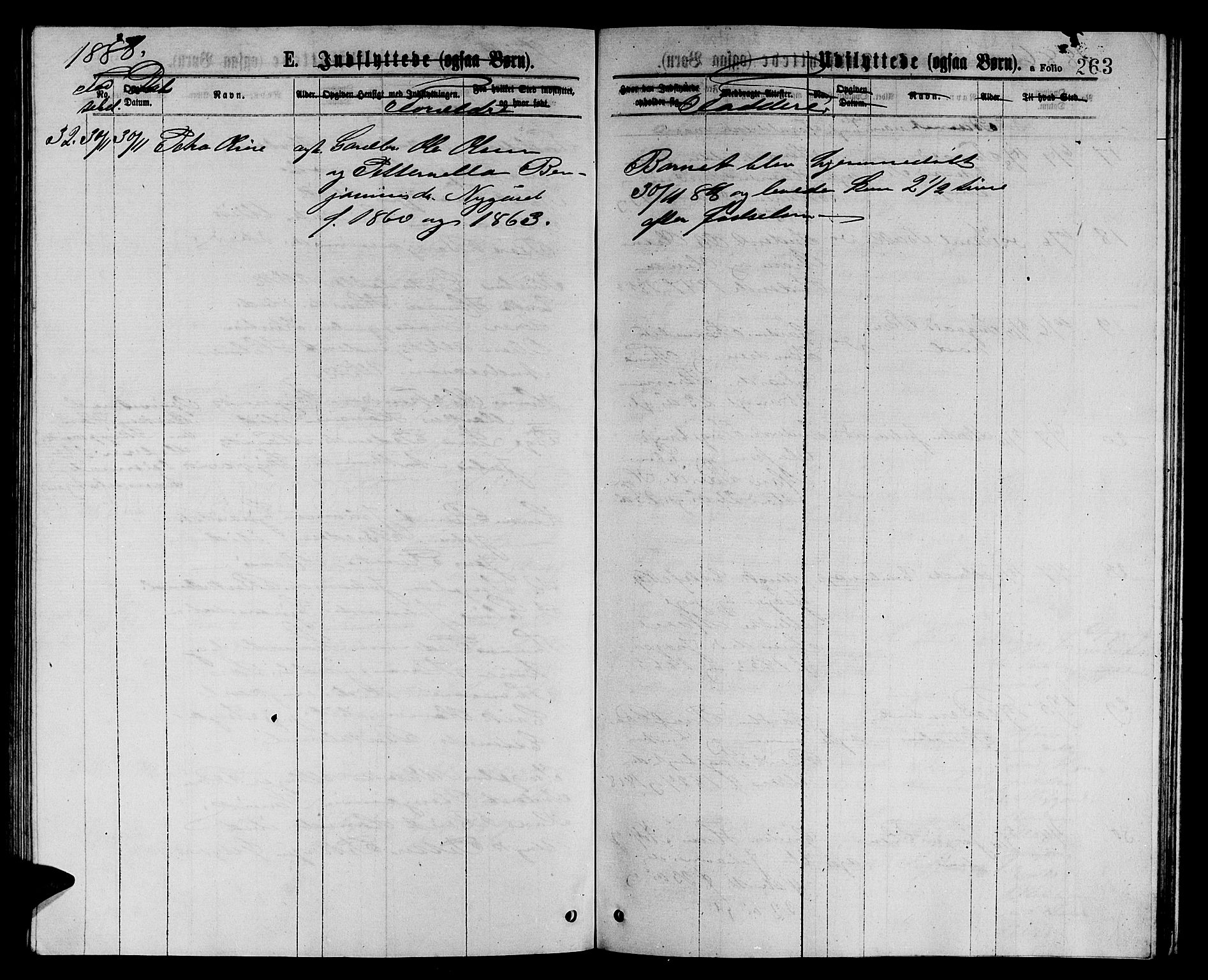 Ministerialprotokoller, klokkerbøker og fødselsregistre - Sør-Trøndelag, SAT/A-1456/657/L0715: Klokkerbok nr. 657C02, 1873-1888, s. 263
