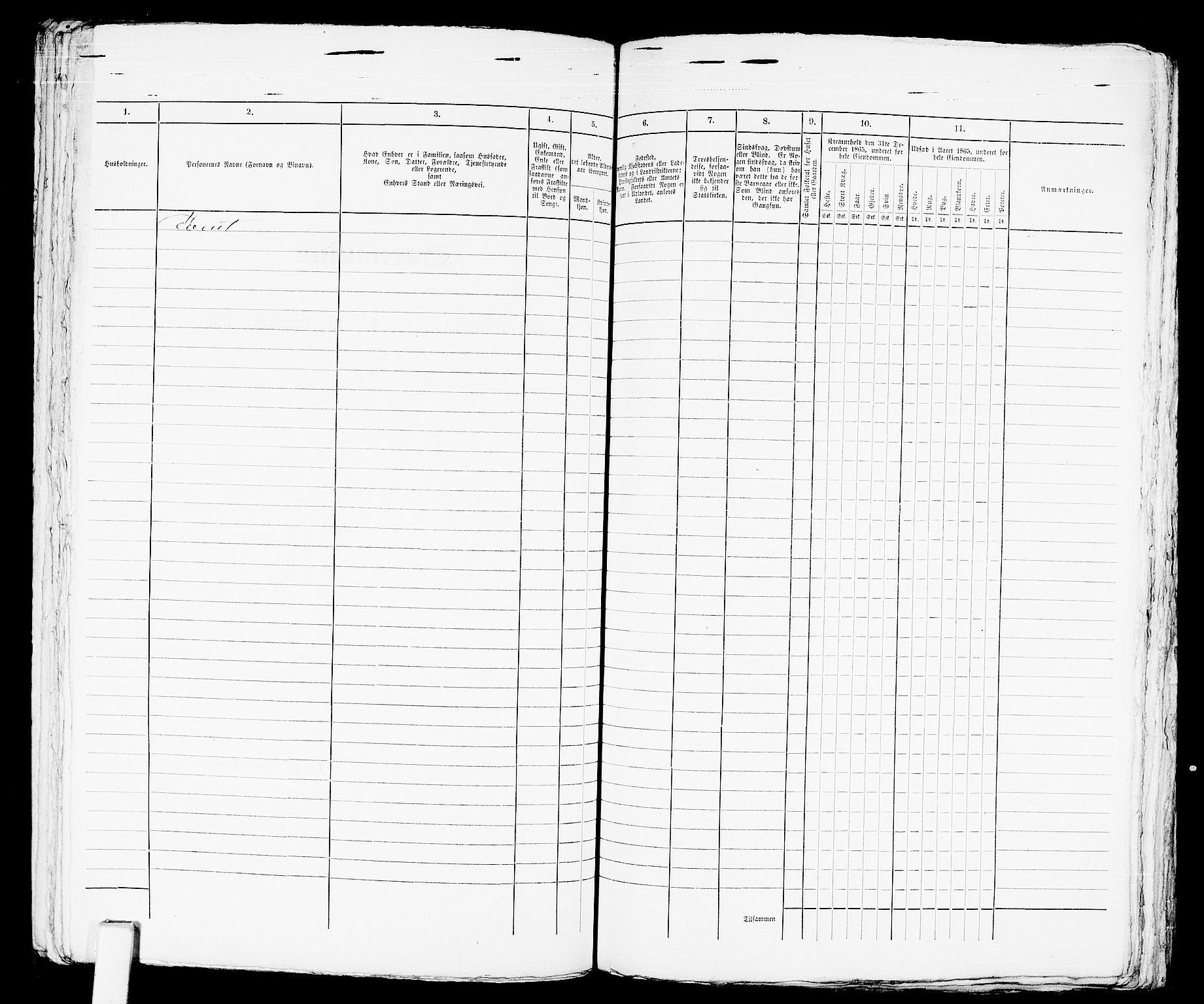 RA, Folketelling 1865 for 0706B Sandeherred prestegjeld, Sandefjord kjøpstad, 1865, s. 252