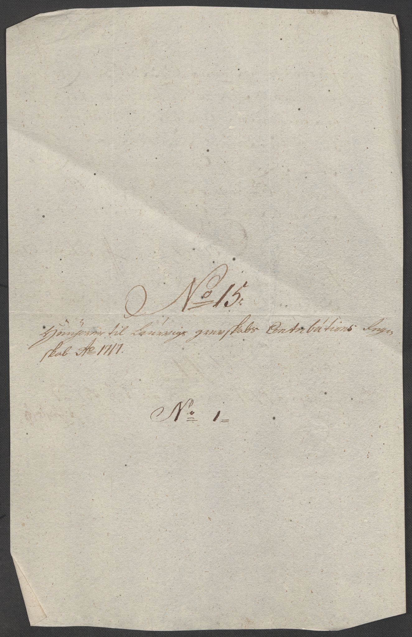 Rentekammeret inntil 1814, Reviderte regnskaper, Fogderegnskap, RA/EA-4092/R33/L1987: Fogderegnskap Larvik grevskap, 1716-1717, s. 548