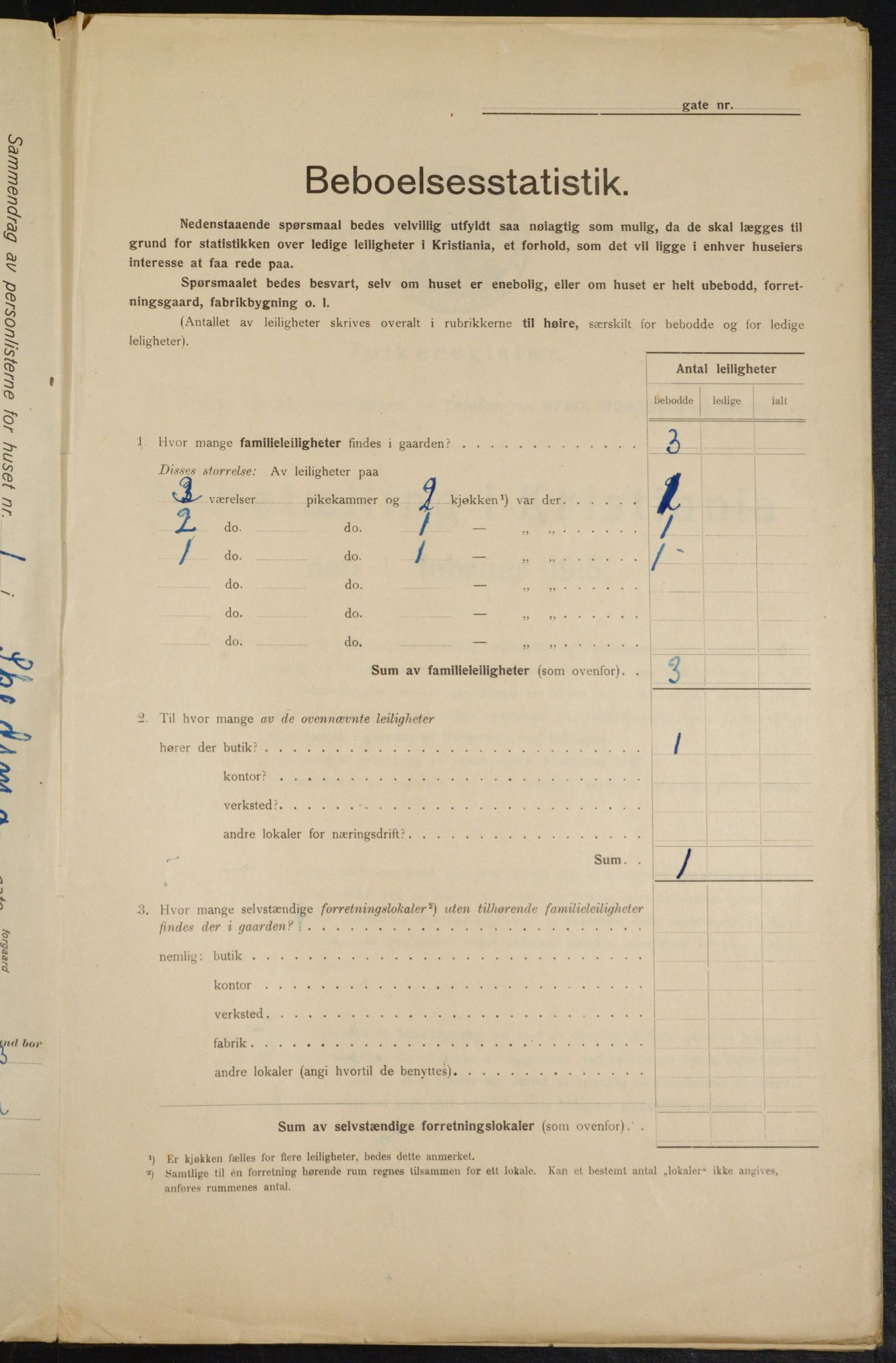 OBA, Kommunal folketelling 1.2.1915 for Kristiania, 1915, s. 95132