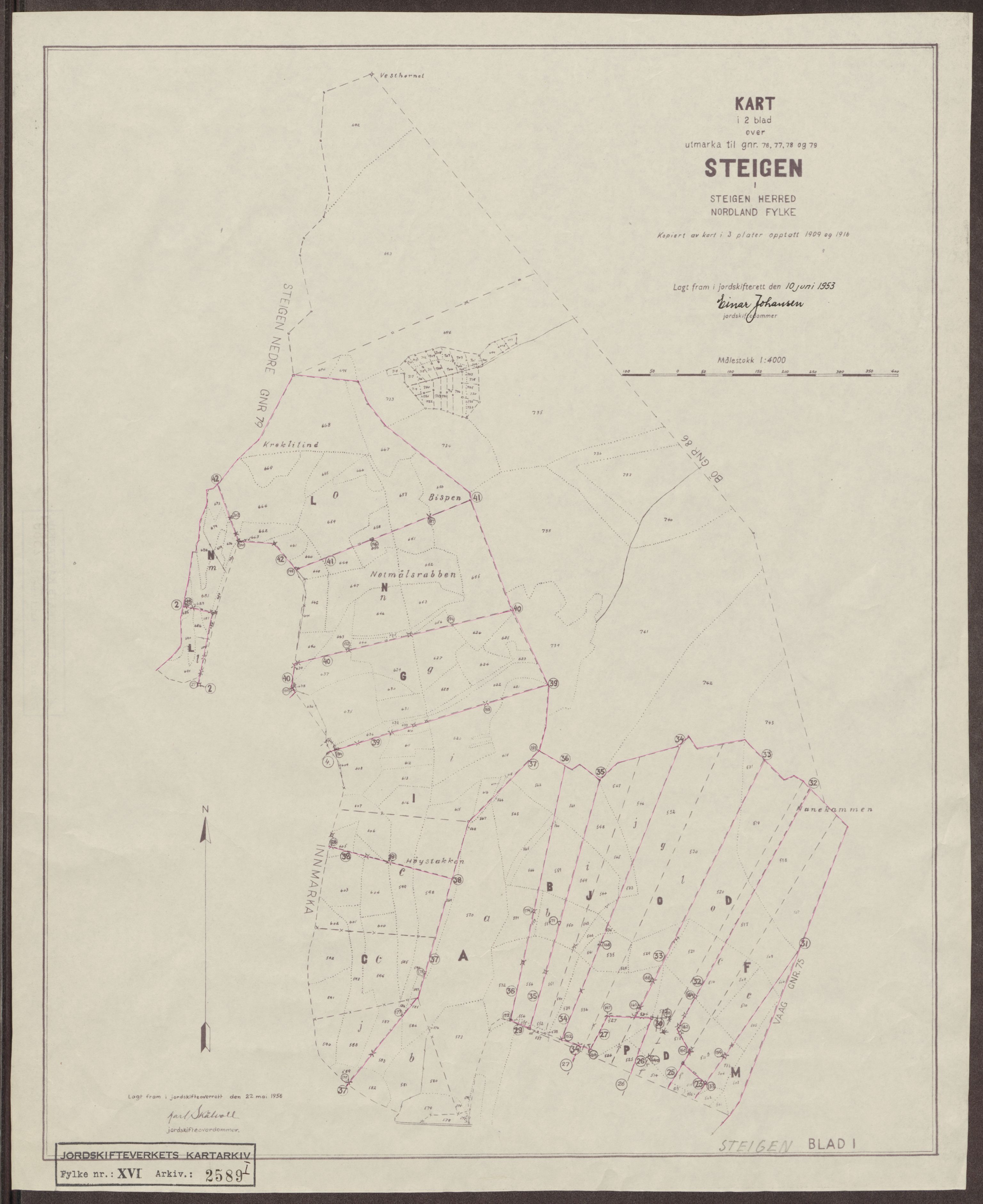 Jordskifteverkets kartarkiv, AV/RA-S-3929/T, 1859-1988, s. 3305