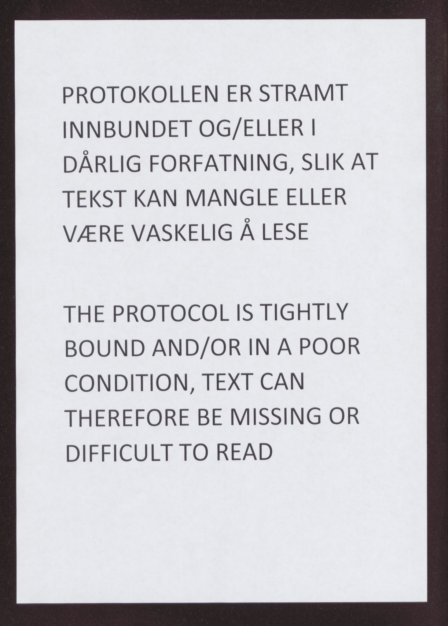 Trondheim tukthus, AV/SAT-A-4619/05/65/L0008: 65. 8 Fangeprotokoll, 1853