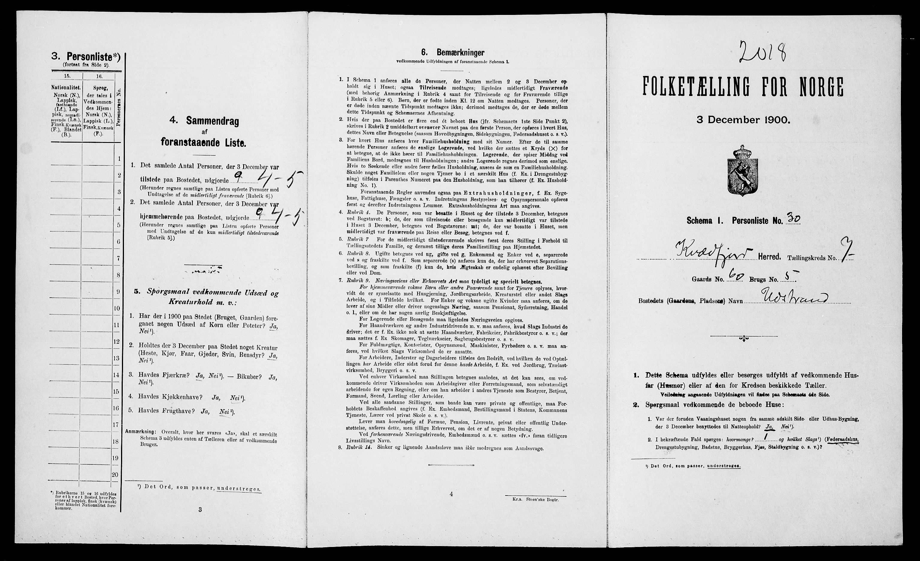 SATØ, Folketelling 1900 for 1911 Kvæfjord herred, 1900, s. 923