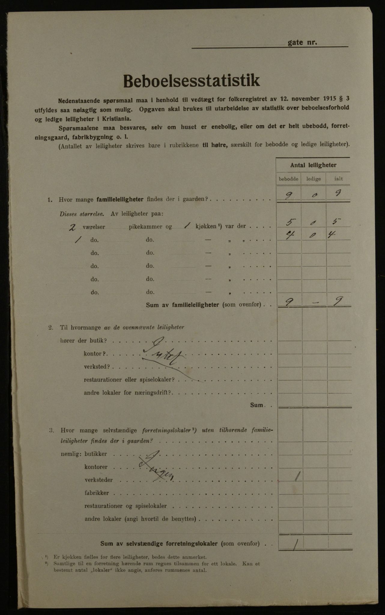 OBA, Kommunal folketelling 1.12.1923 for Kristiania, 1923, s. 115089