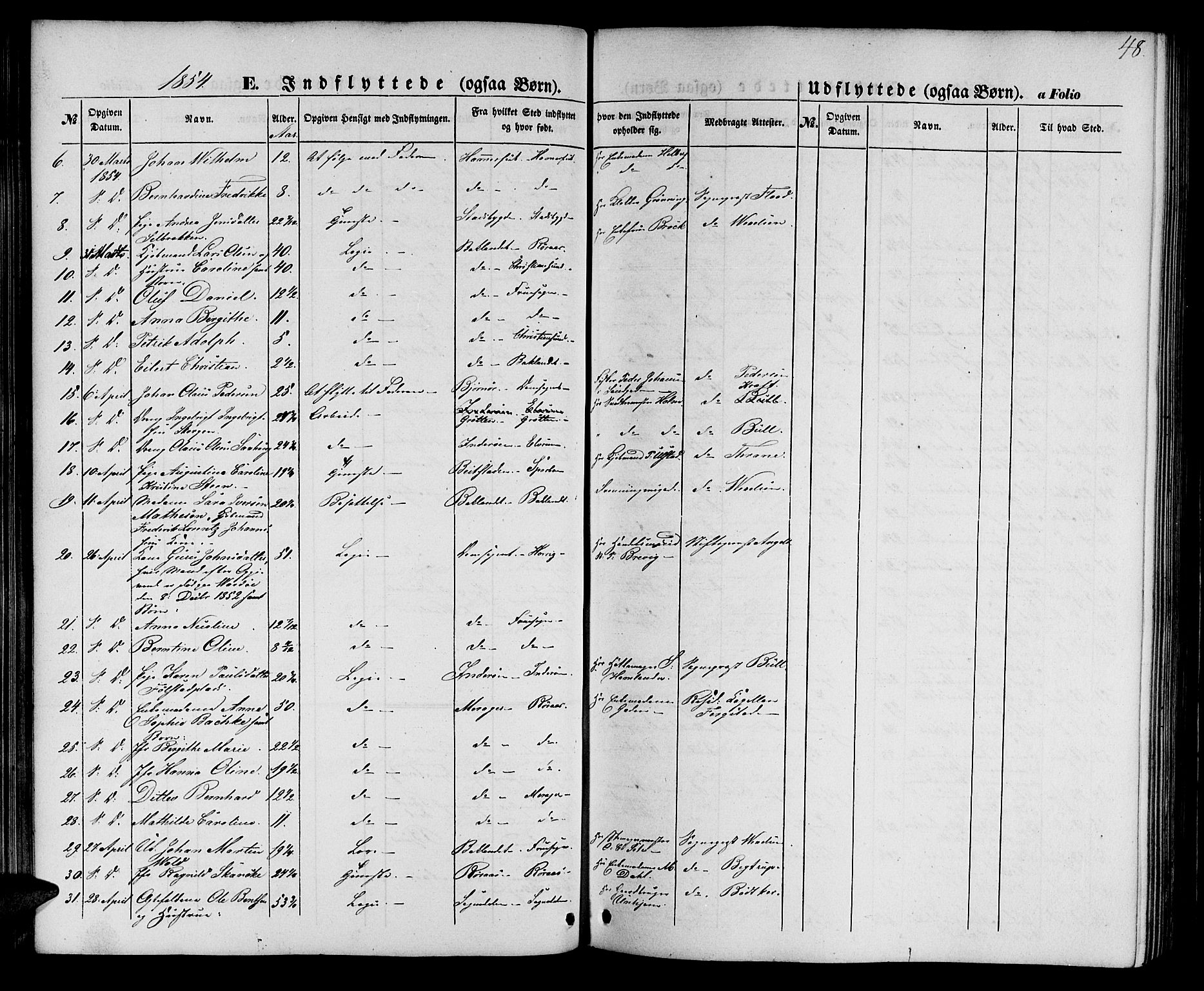 Ministerialprotokoller, klokkerbøker og fødselsregistre - Sør-Trøndelag, SAT/A-1456/602/L0113: Ministerialbok nr. 602A11, 1849-1861, s. 48