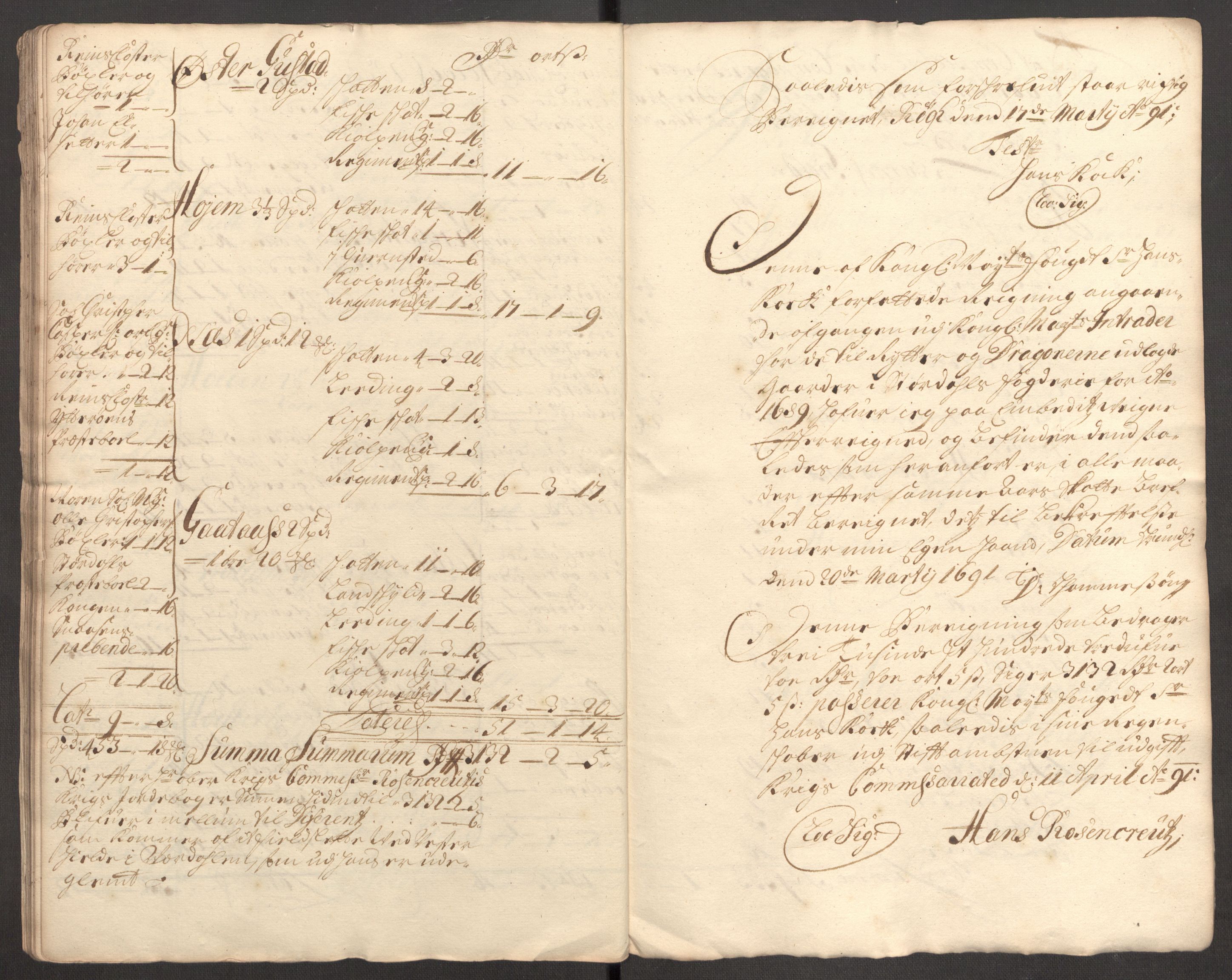 Rentekammeret inntil 1814, Reviderte regnskaper, Fogderegnskap, AV/RA-EA-4092/R62/L4189: Fogderegnskap Stjørdal og Verdal, 1697, s. 219