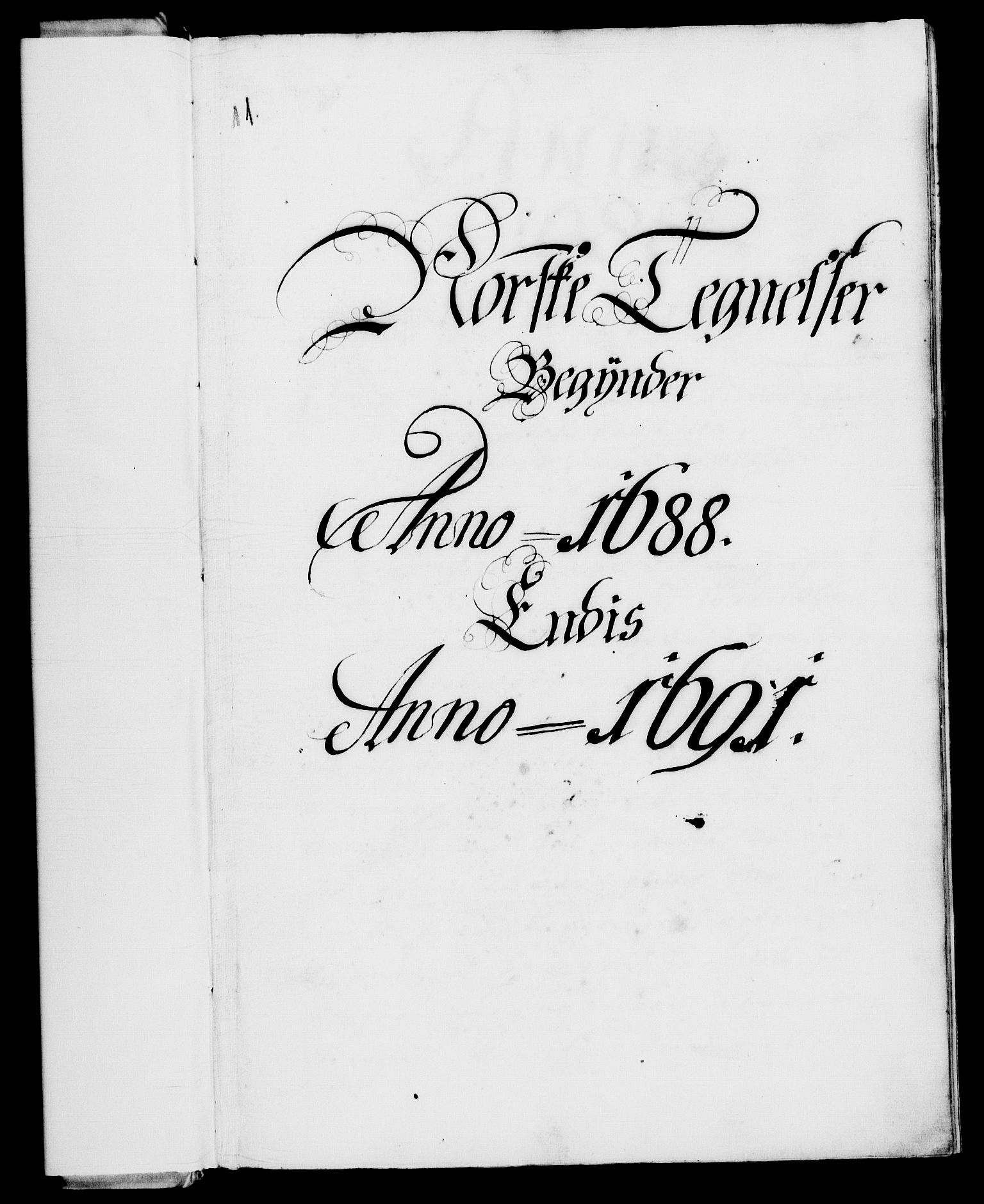 Danske Kanselli 1572-1799, RA/EA-3023/F/Fc/Fca/Fcab/L0014: Norske tegnelser (mikrofilm), 1688-1691