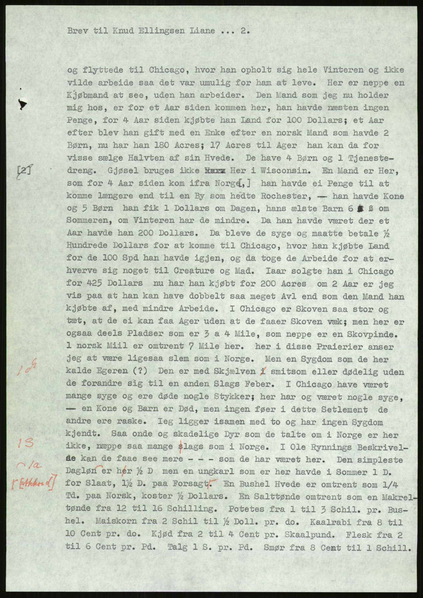 Samlinger til kildeutgivelse, Amerikabrevene, AV/RA-EA-4057/F/L0026: Innlån fra Aust-Agder: Aust-Agder-Arkivet - Erickson, 1838-1914, s. 395