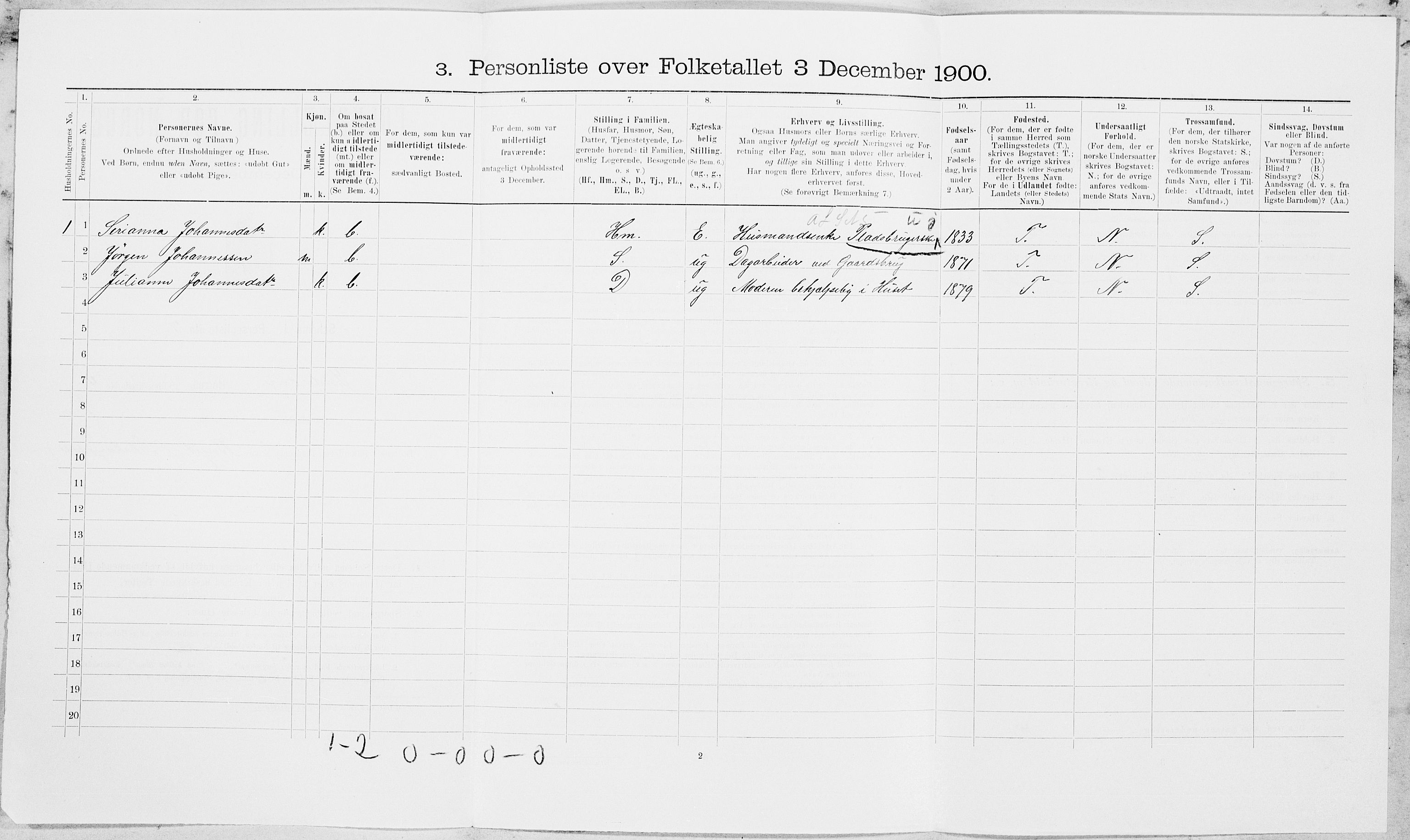 SAT, Folketelling 1900 for 1729 Inderøy herred, 1900, s. 607