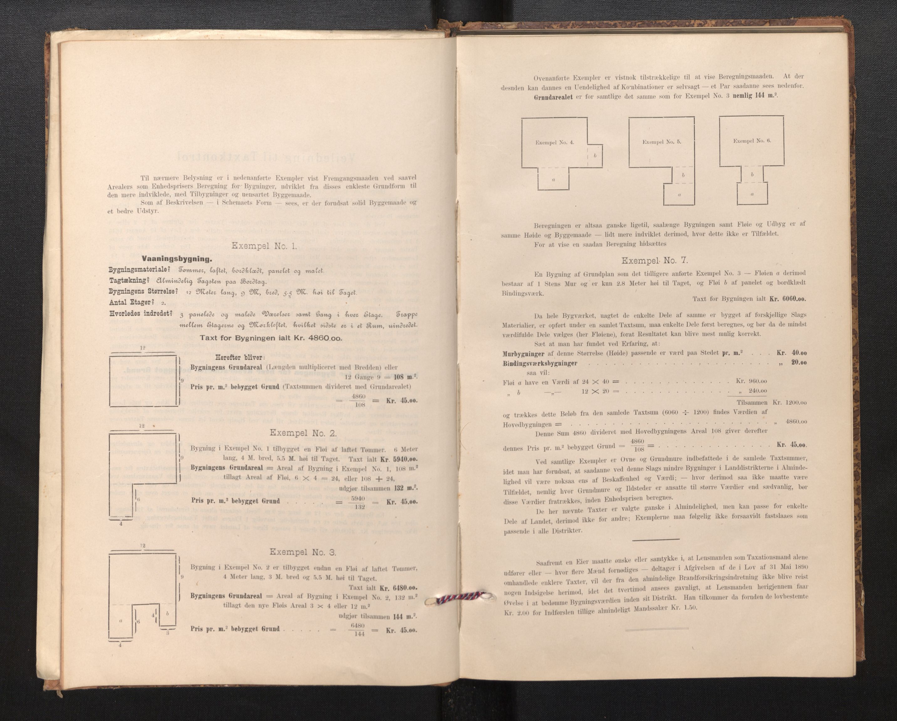 Lensmannen i Davik, SAB/A-26801/0012/L0004: Branntakstprotokoll, skjematakst, 1894-1915