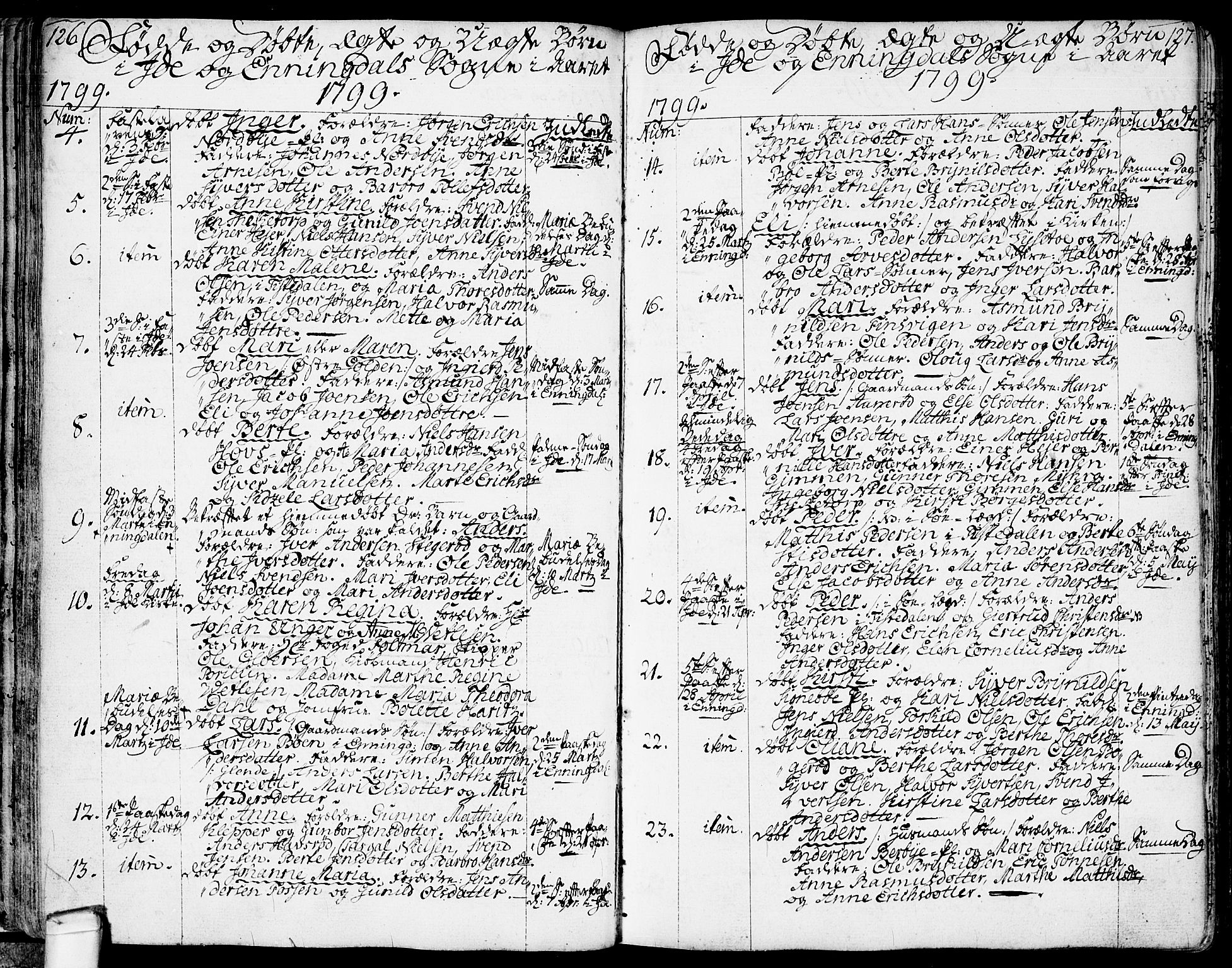 Idd prestekontor Kirkebøker, AV/SAO-A-10911/F/Fc/L0001: Ministerialbok nr. III 1, 1770-1814, s. 126-127