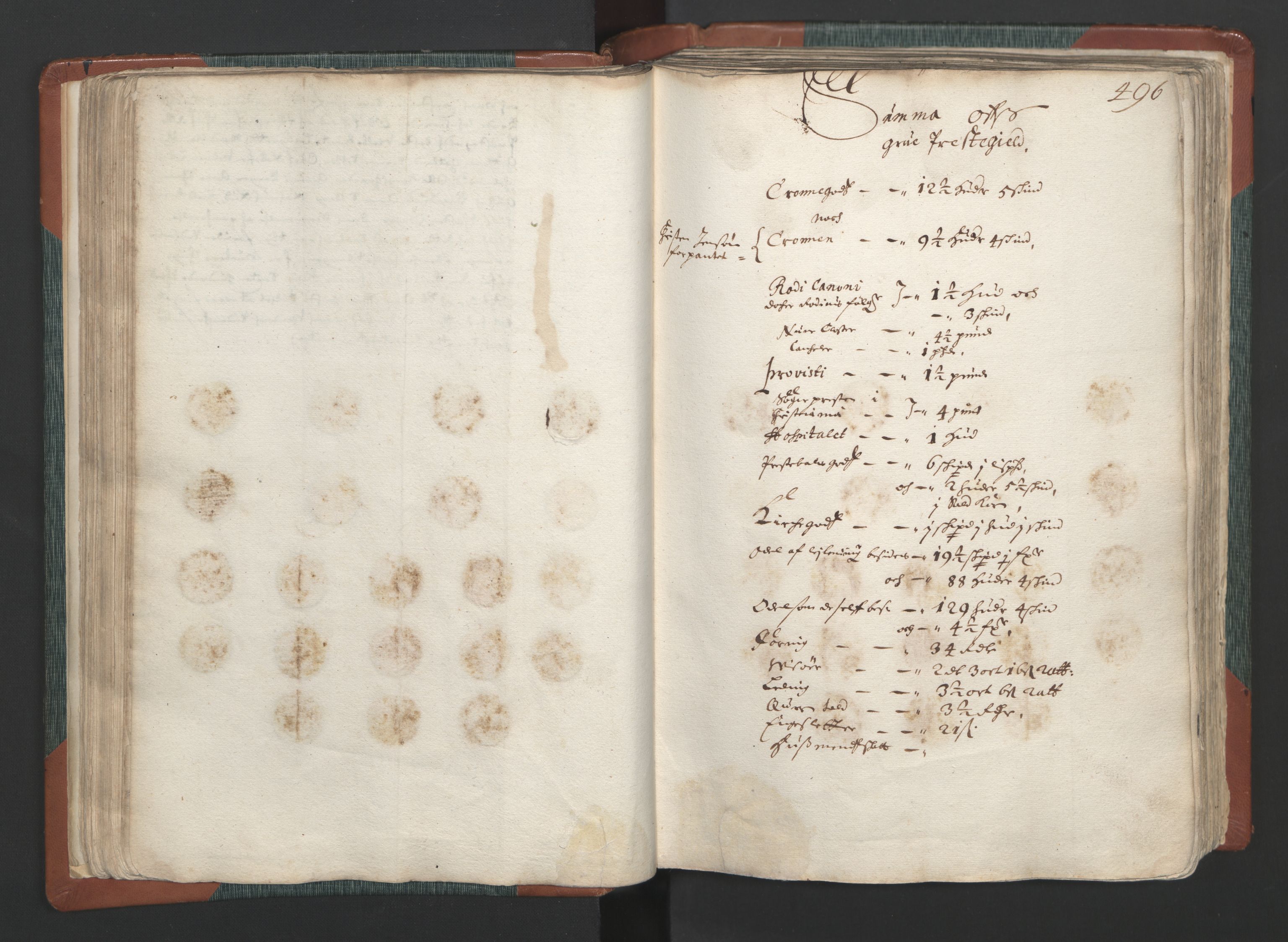 Rentekammeret inntil 1814, Realistisk ordnet avdeling, AV/RA-EA-4070/L/L0009: Oppland lagdømme. Alminnelig jordebok med skatteligning for Solør, Østerdal, Hadeland og Valdres., 1661, s. 495b-496a