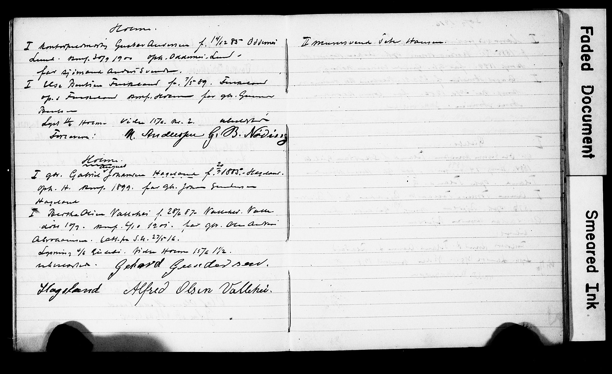 Holum sokneprestkontor, AV/SAK-1111-0022/F/Fe/L0005: Lysningsprotokoll nr. II 5 5, 1914-1926, s. 7