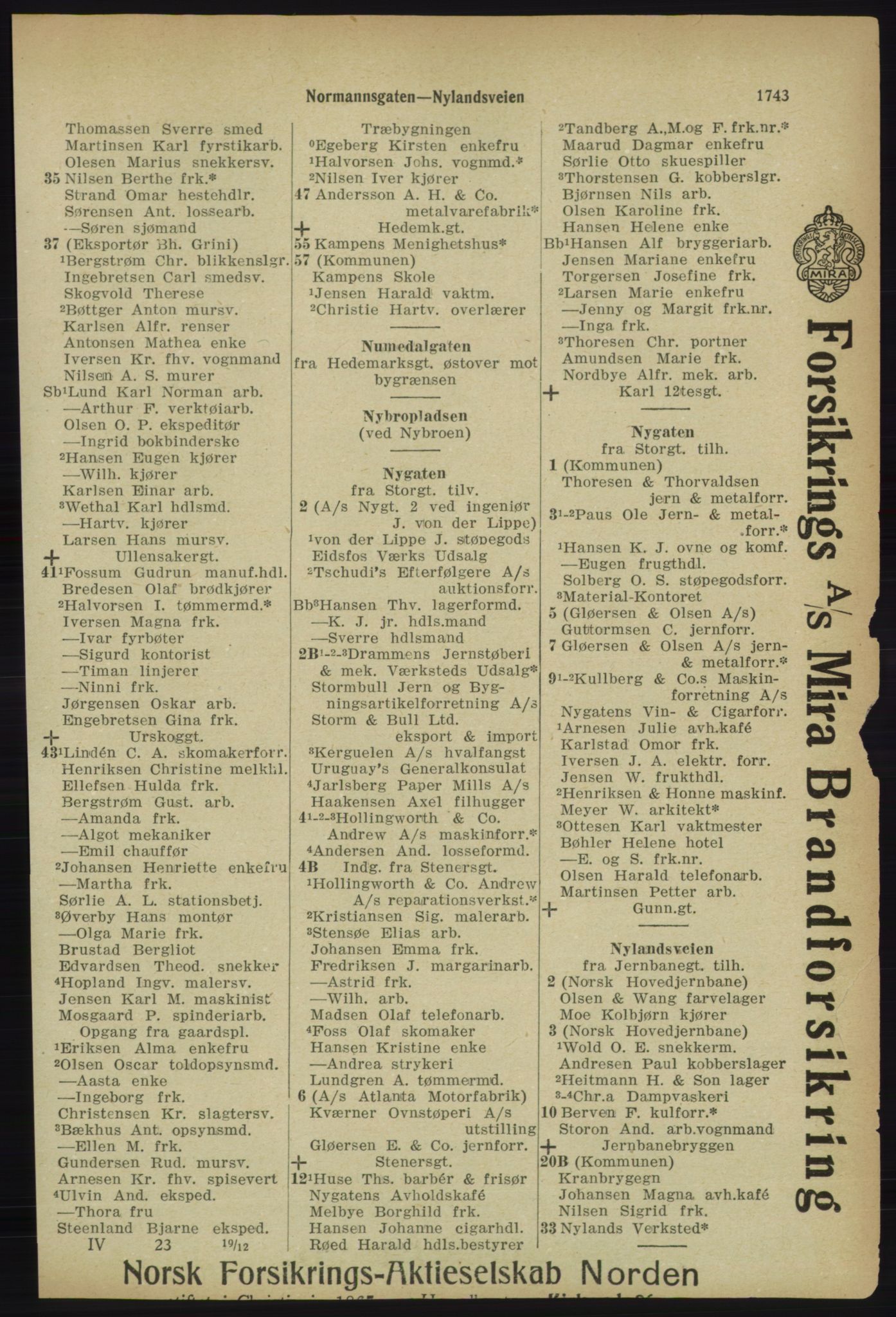 Kristiania/Oslo adressebok, PUBL/-, 1918, s. 1896